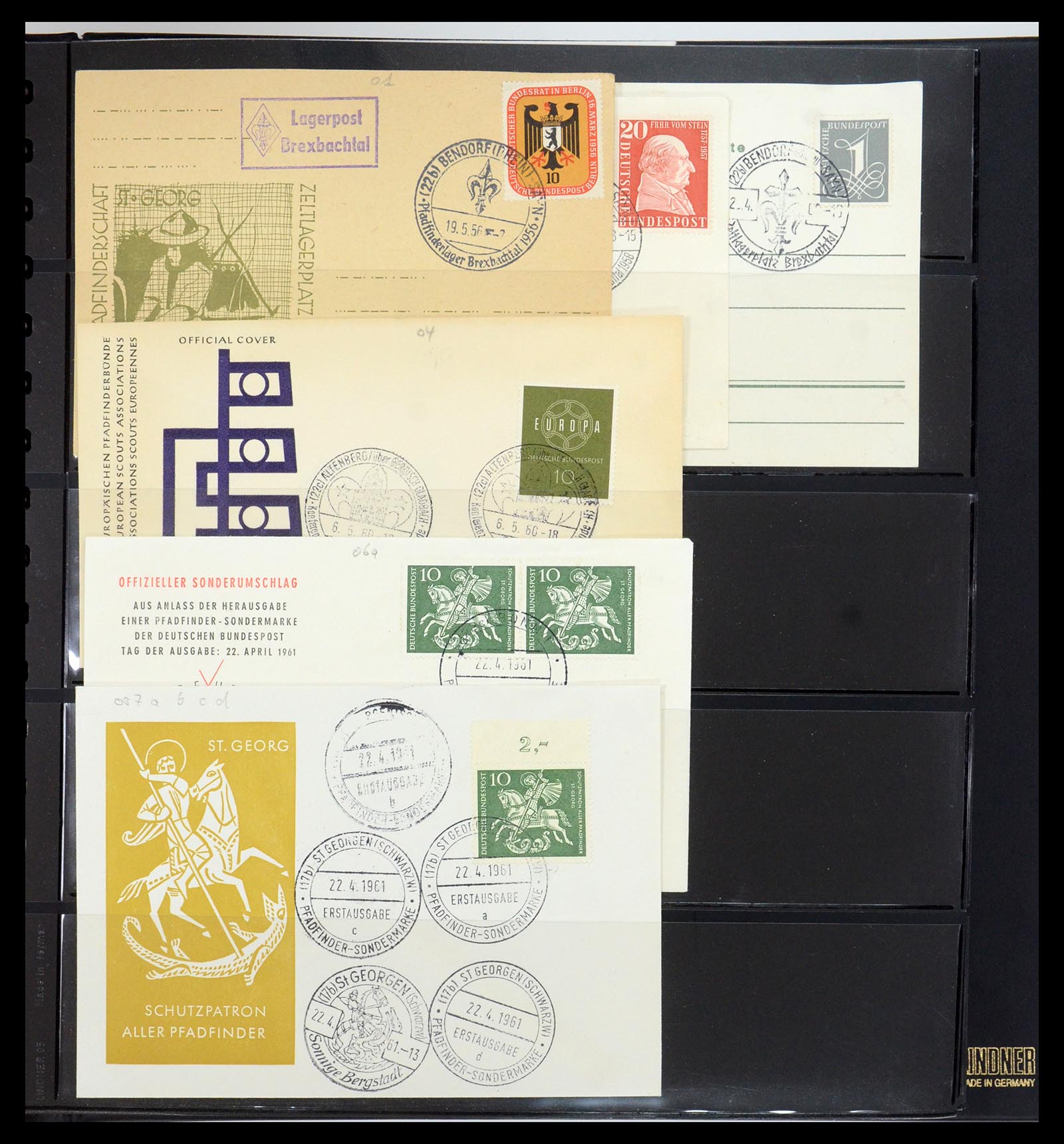 35591 101 - Postzegelverzameling 35591 Scouting 1920-2010.