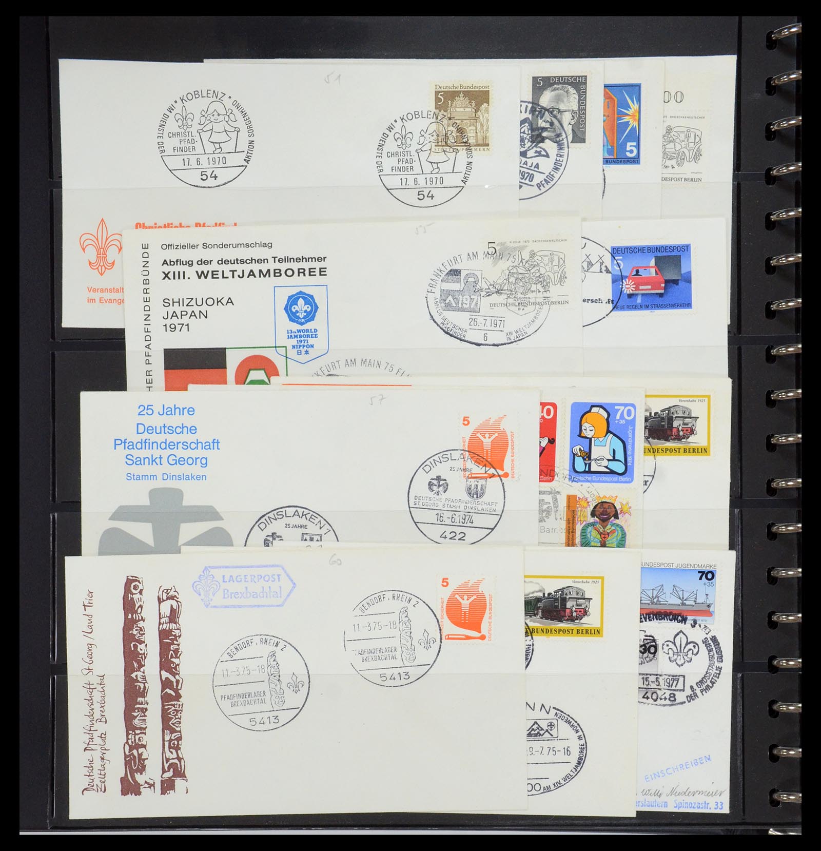 35591 106 - Postzegelverzameling 35591 Scouting 1920-2010.