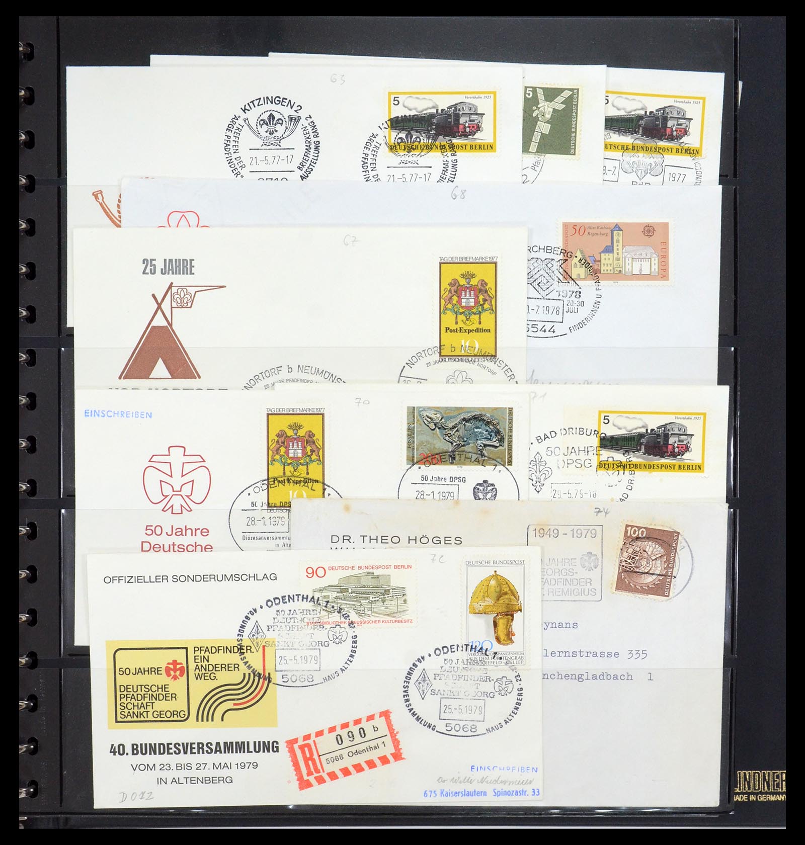 35591 107 - Postzegelverzameling 35591 Scouting 1920-2010.