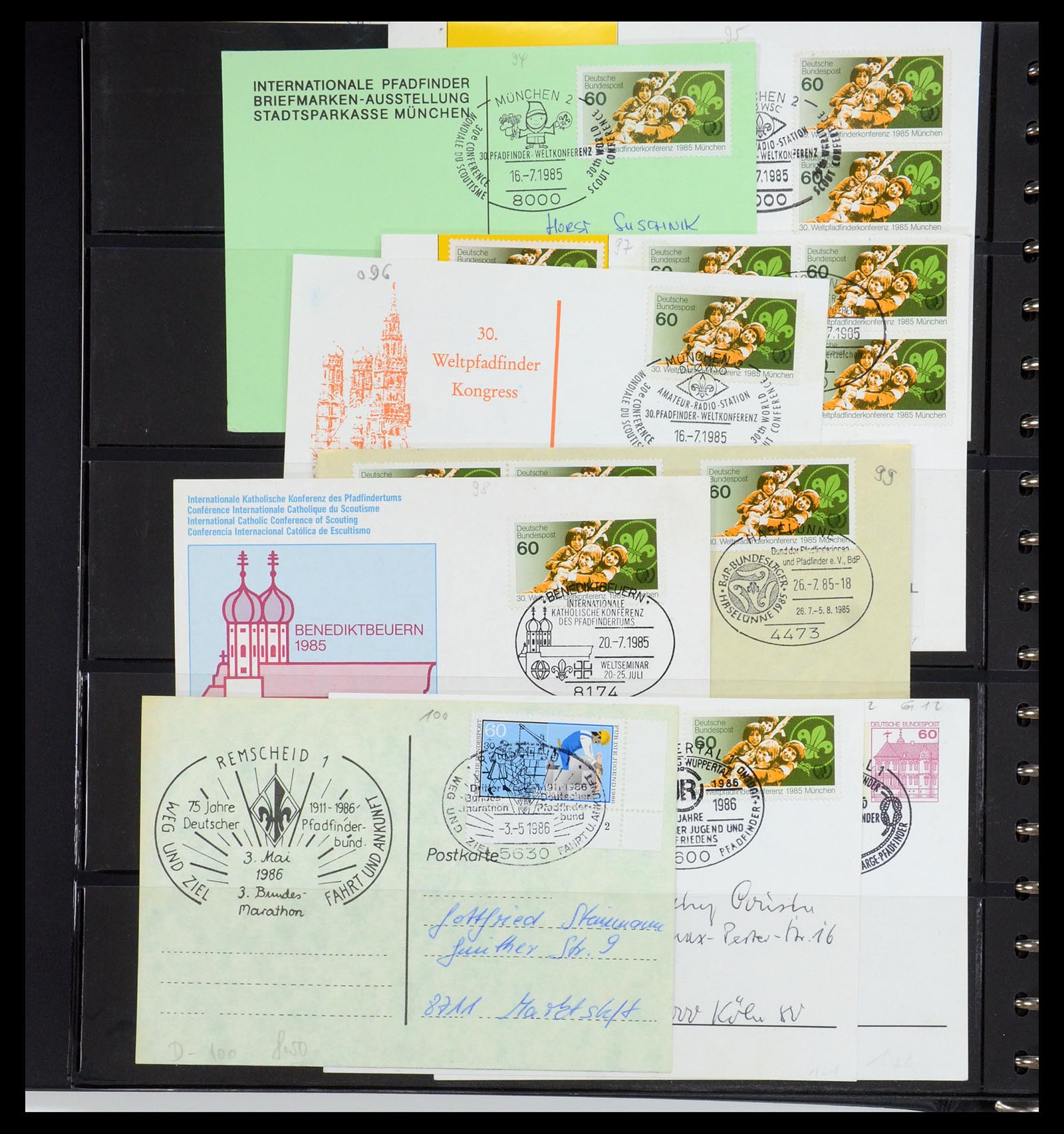 35591 110 - Postzegelverzameling 35591 Scouting 1920-2010.