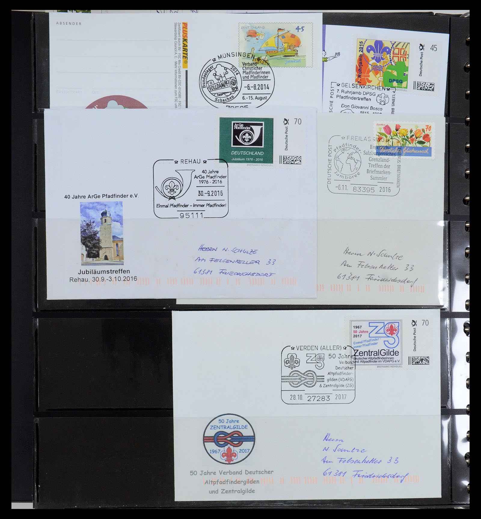 35591 118 - Postzegelverzameling 35591 Scouting 1920-2010.