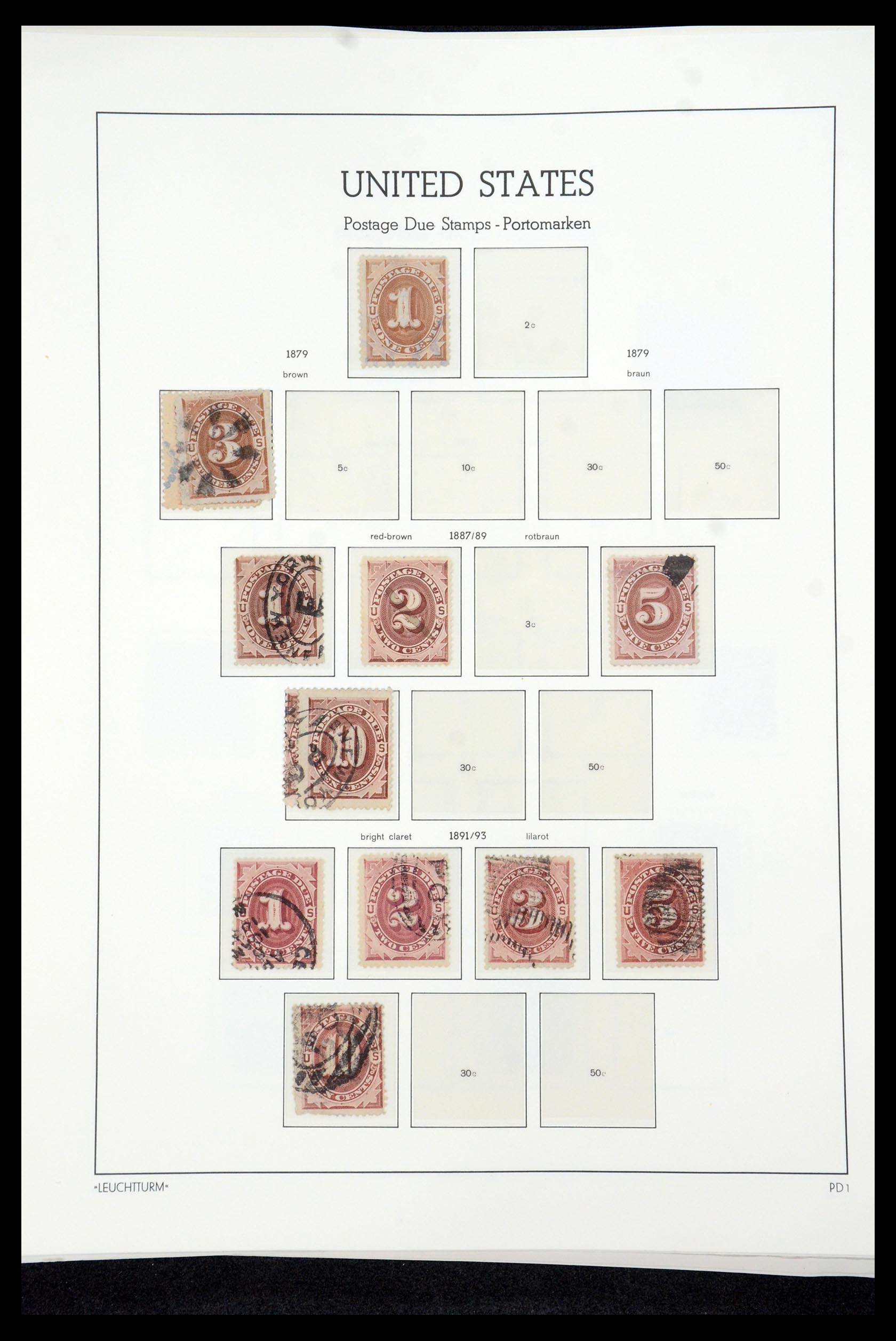 35592 105 - Postzegelverzameling 35592 USA 1851-1985.