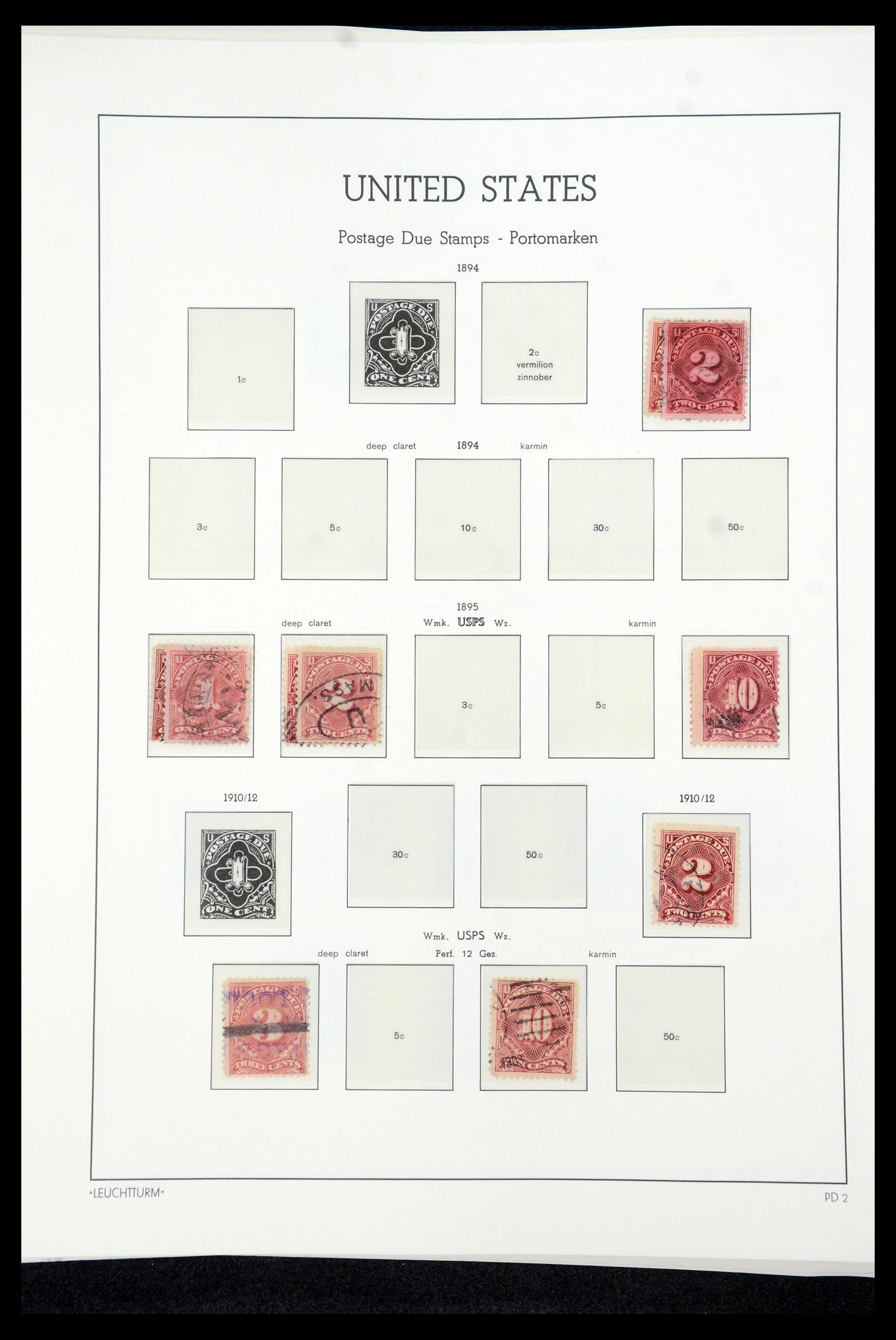 35592 106 - Postzegelverzameling 35592 USA 1851-1985.