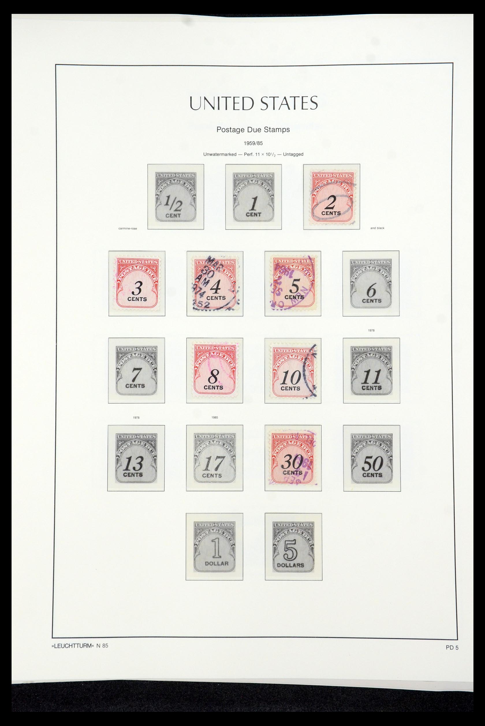 35592 109 - Postzegelverzameling 35592 USA 1851-1985.