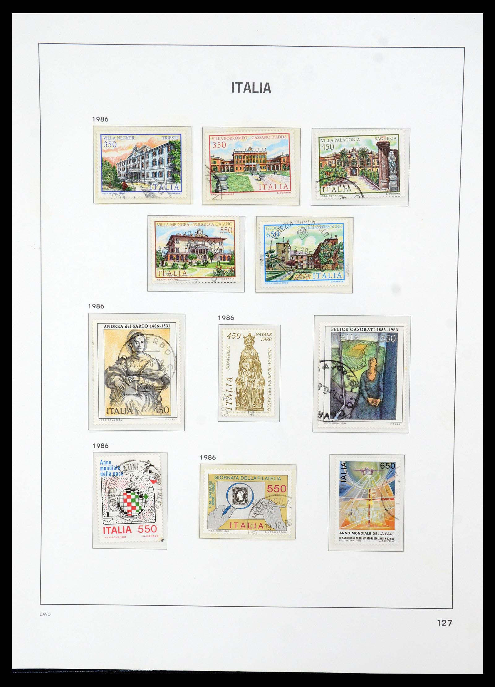 35603 141 - Postzegelverzameling 35603 Italië 1862-1991.