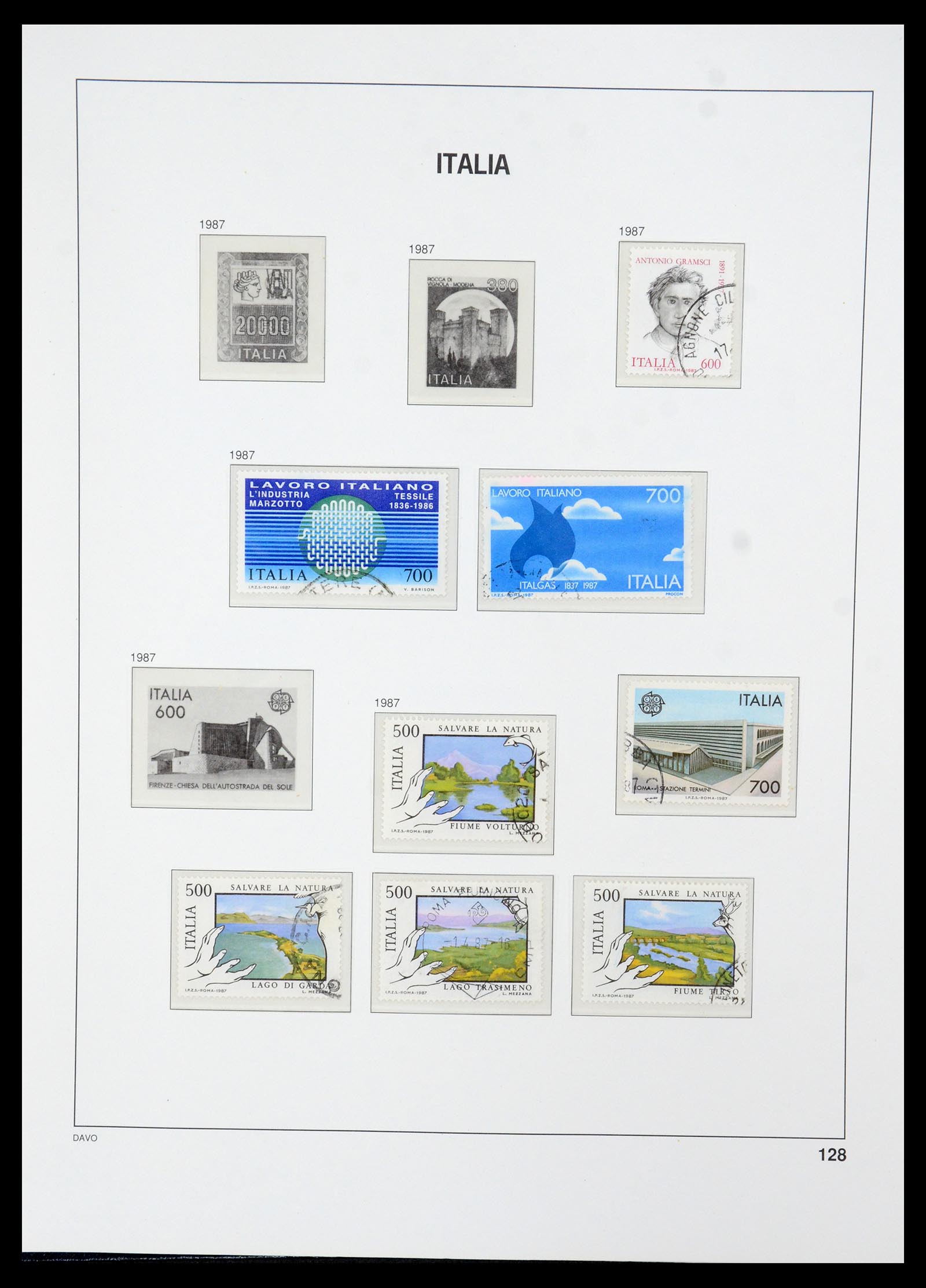 35603 142 - Postzegelverzameling 35603 Italië 1862-1991.