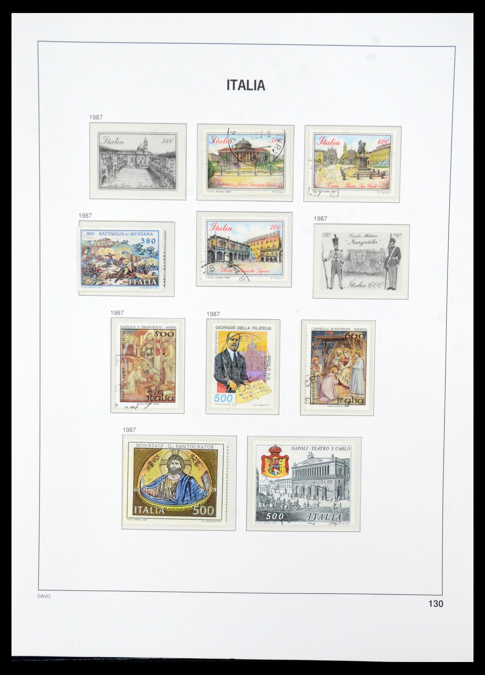 35603 144 - Postzegelverzameling 35603 Italië 1862-1991.