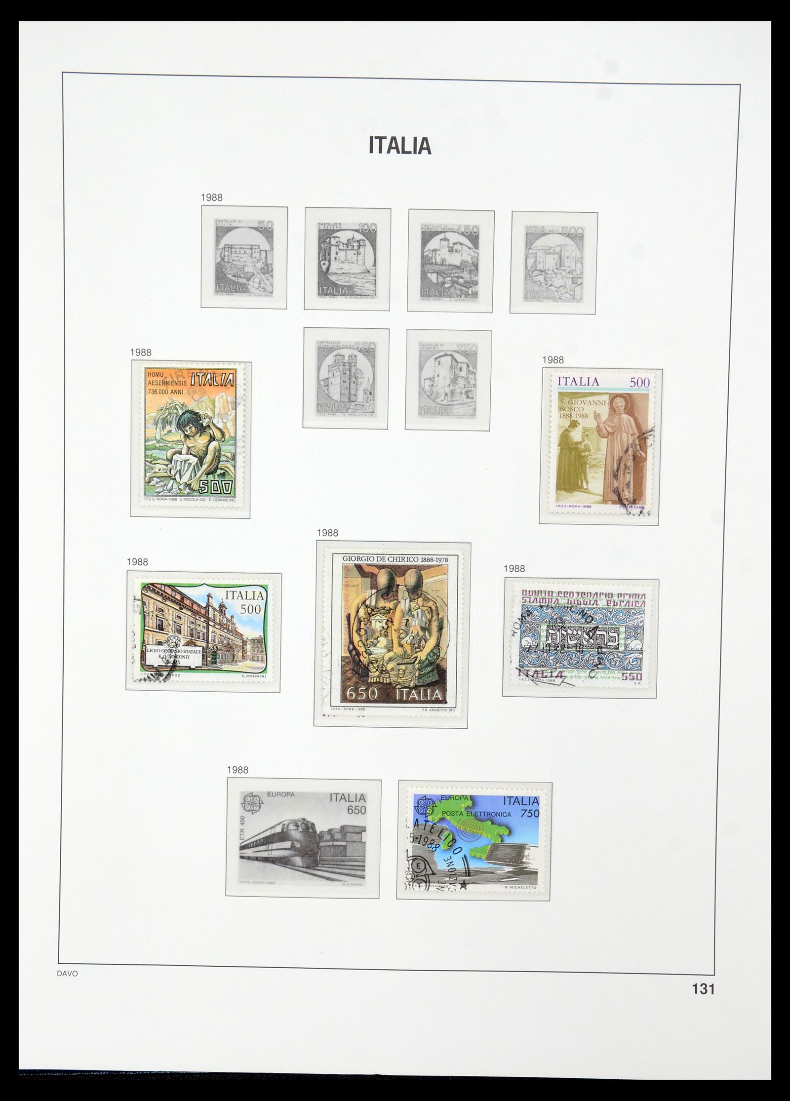 35603 145 - Postzegelverzameling 35603 Italië 1862-1991.