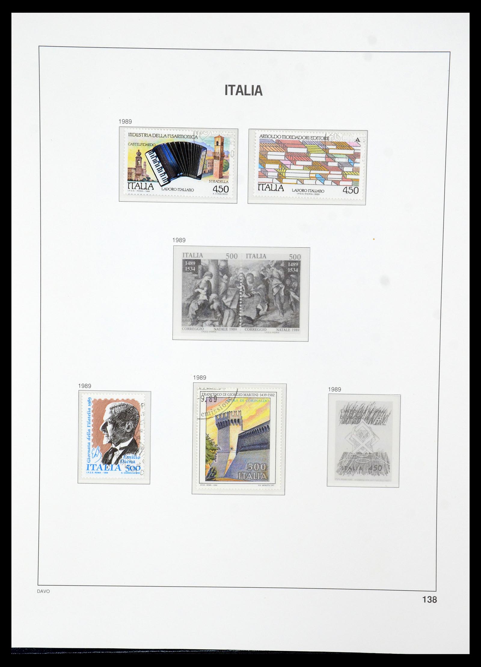 35603 152 - Postzegelverzameling 35603 Italië 1862-1991.