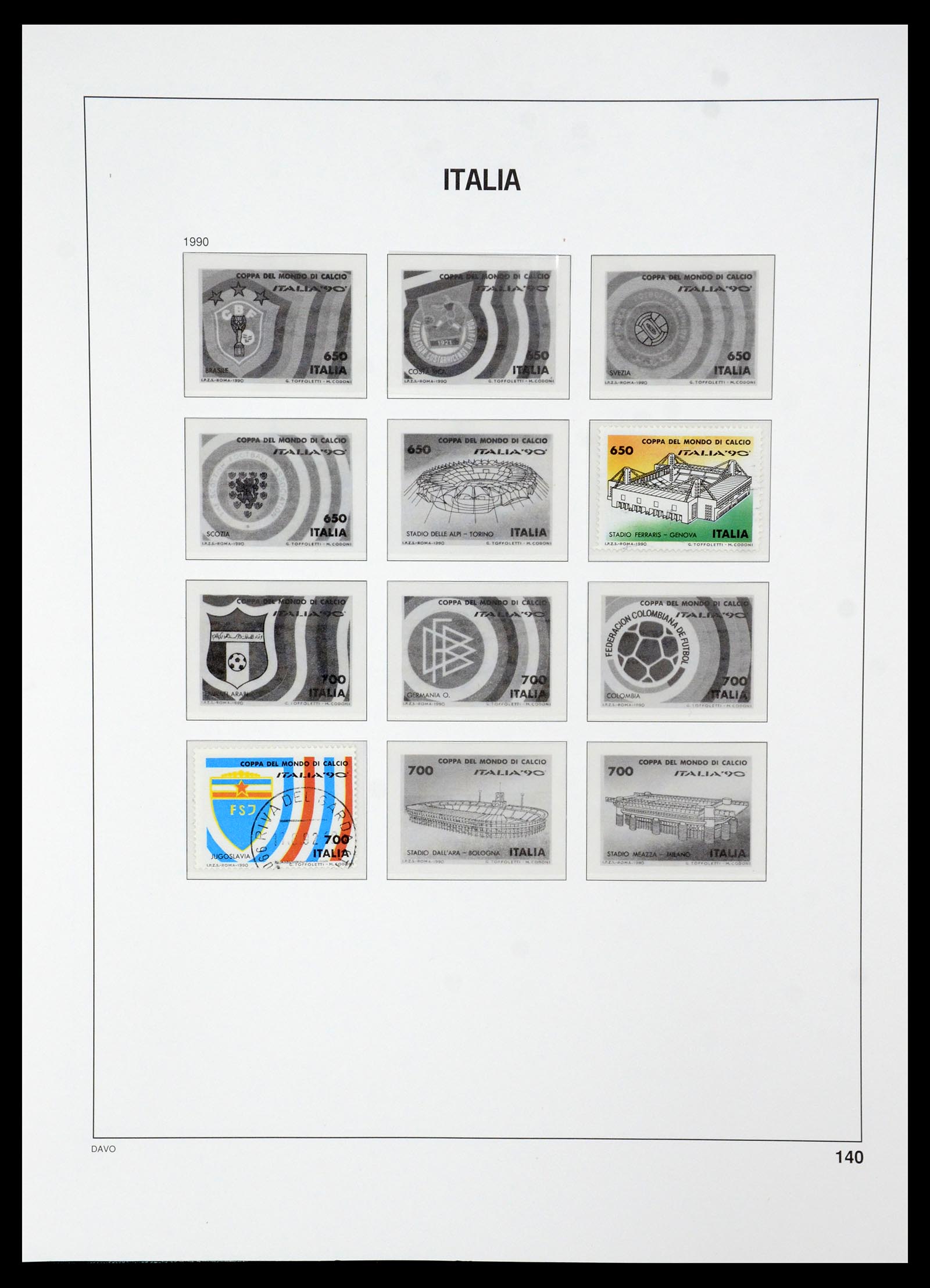 35603 153 - Postzegelverzameling 35603 Italië 1862-1991.