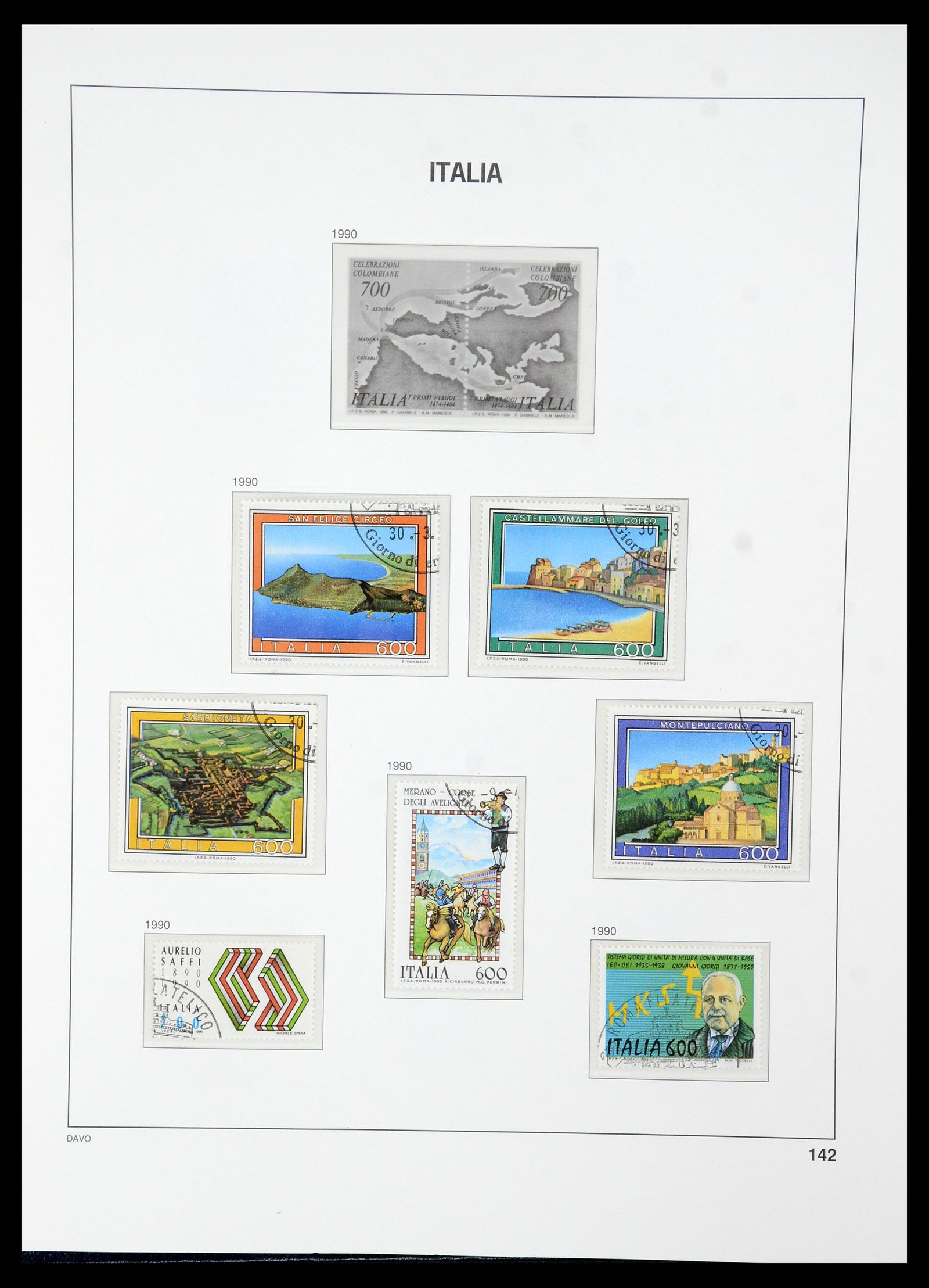 35603 155 - Postzegelverzameling 35603 Italië 1862-1991.