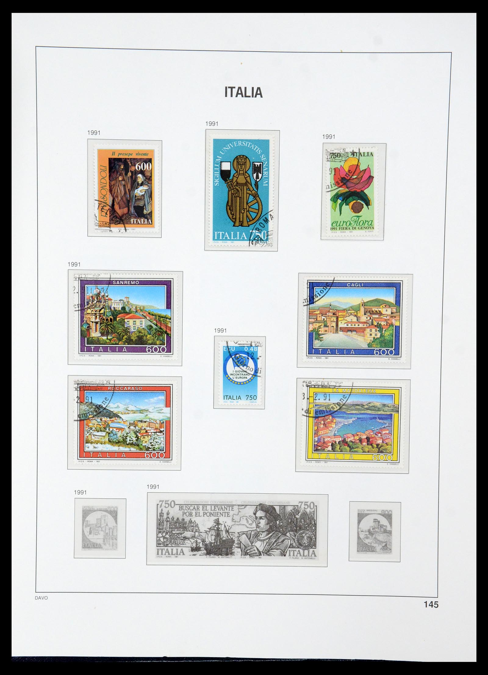 35603 158 - Postzegelverzameling 35603 Italië 1862-1991.