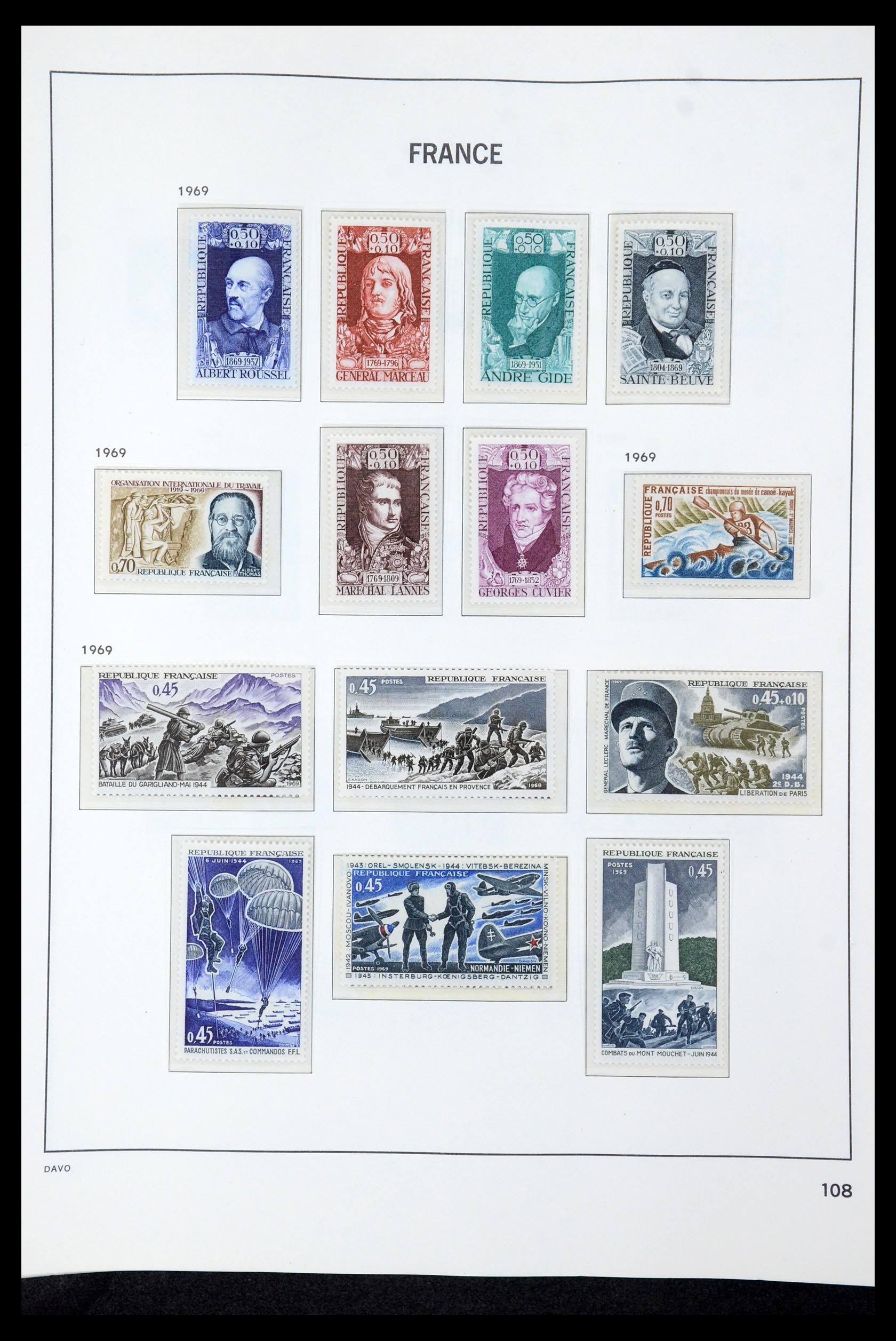 35610 126 - Postzegelverzameling 35610 Frankrijk 1849-1980.
