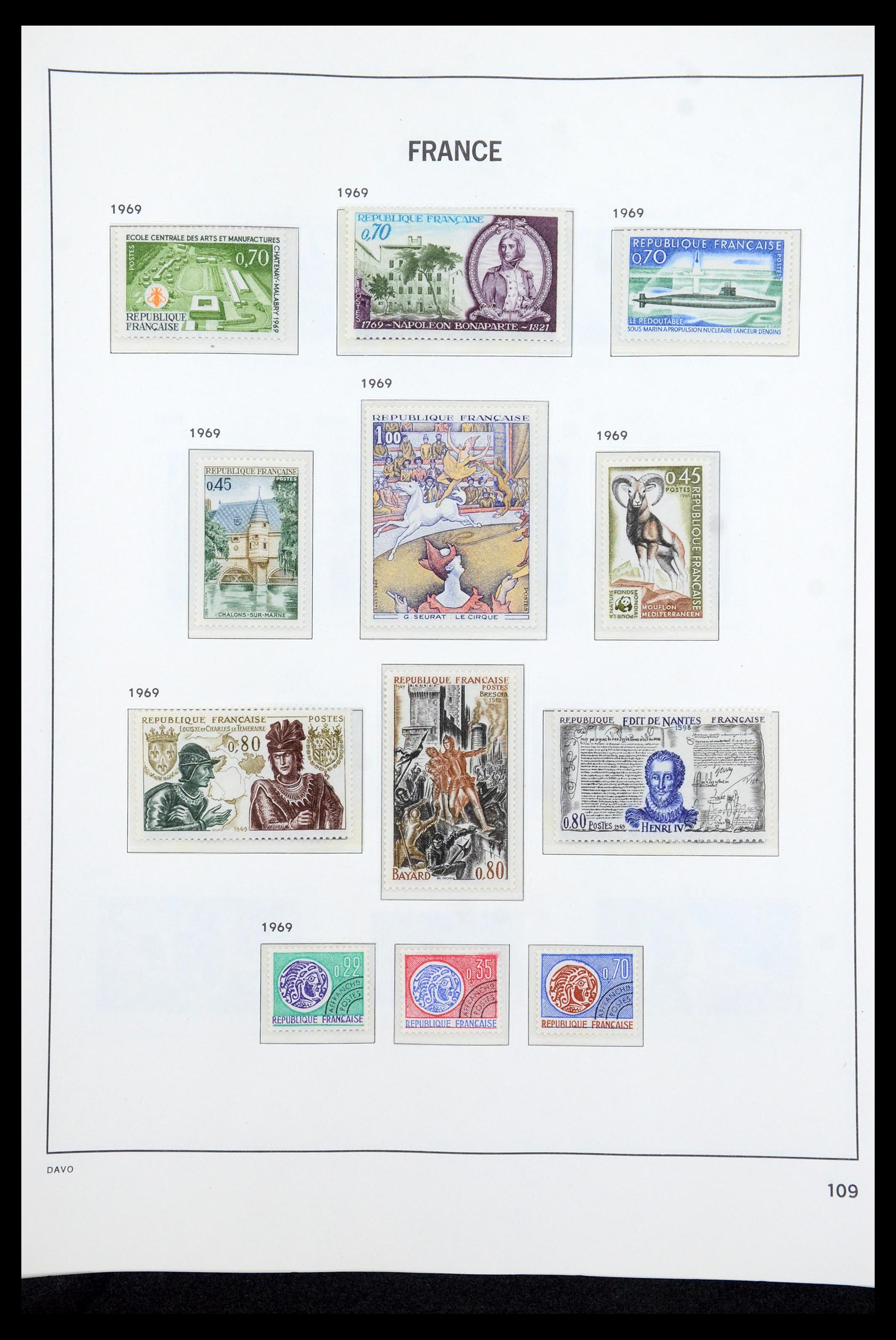 35610 127 - Postzegelverzameling 35610 Frankrijk 1849-1980.