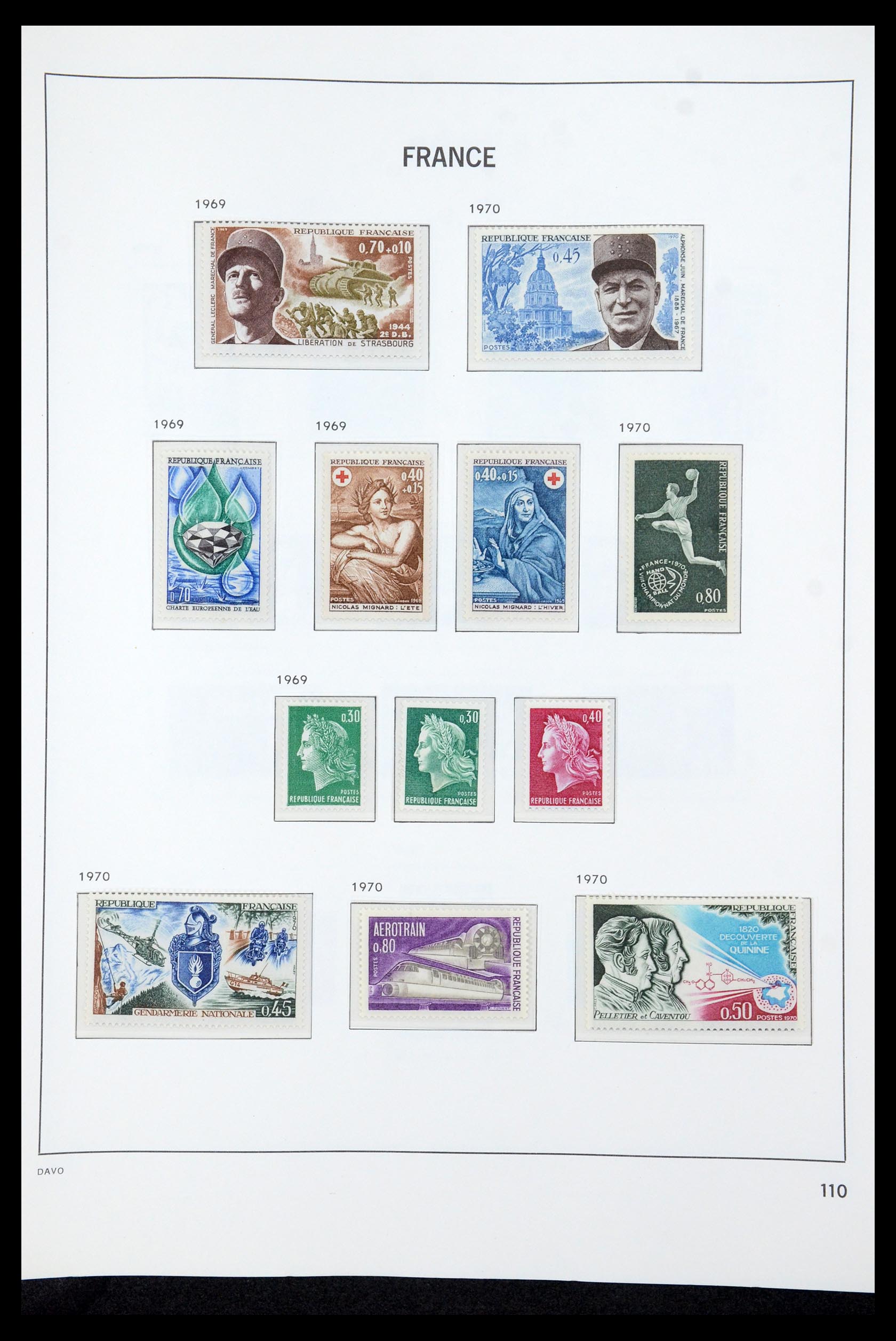 35610 128 - Postzegelverzameling 35610 Frankrijk 1849-1980.