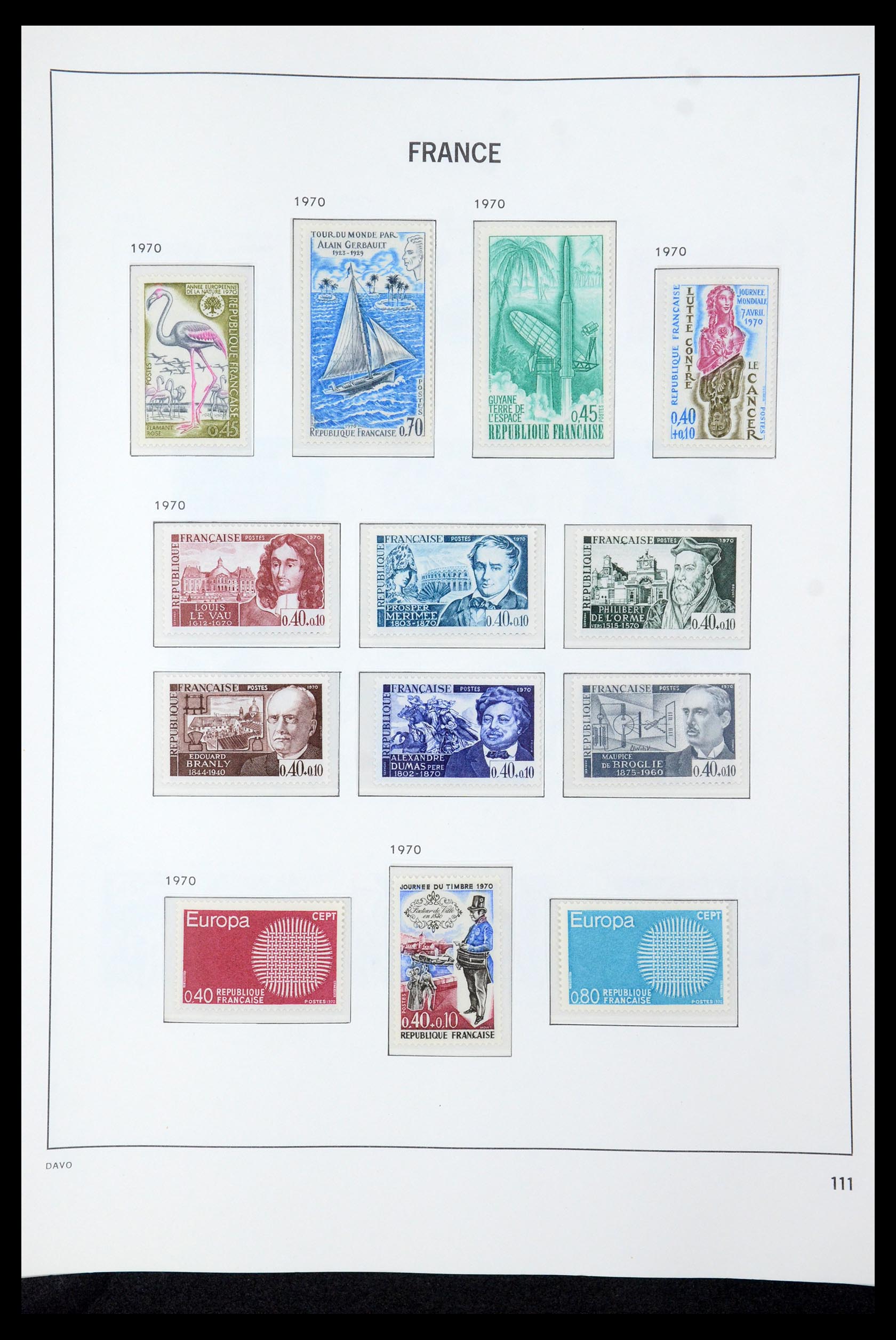 35610 129 - Postzegelverzameling 35610 Frankrijk 1849-1980.