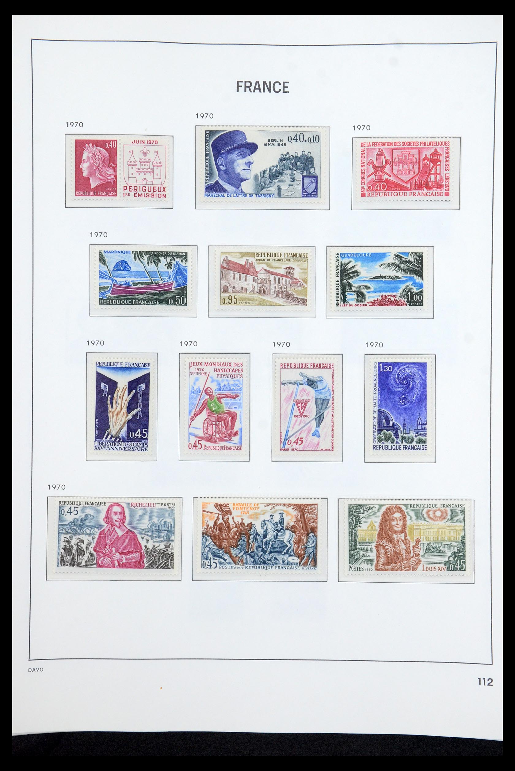 35610 130 - Postzegelverzameling 35610 Frankrijk 1849-1980.
