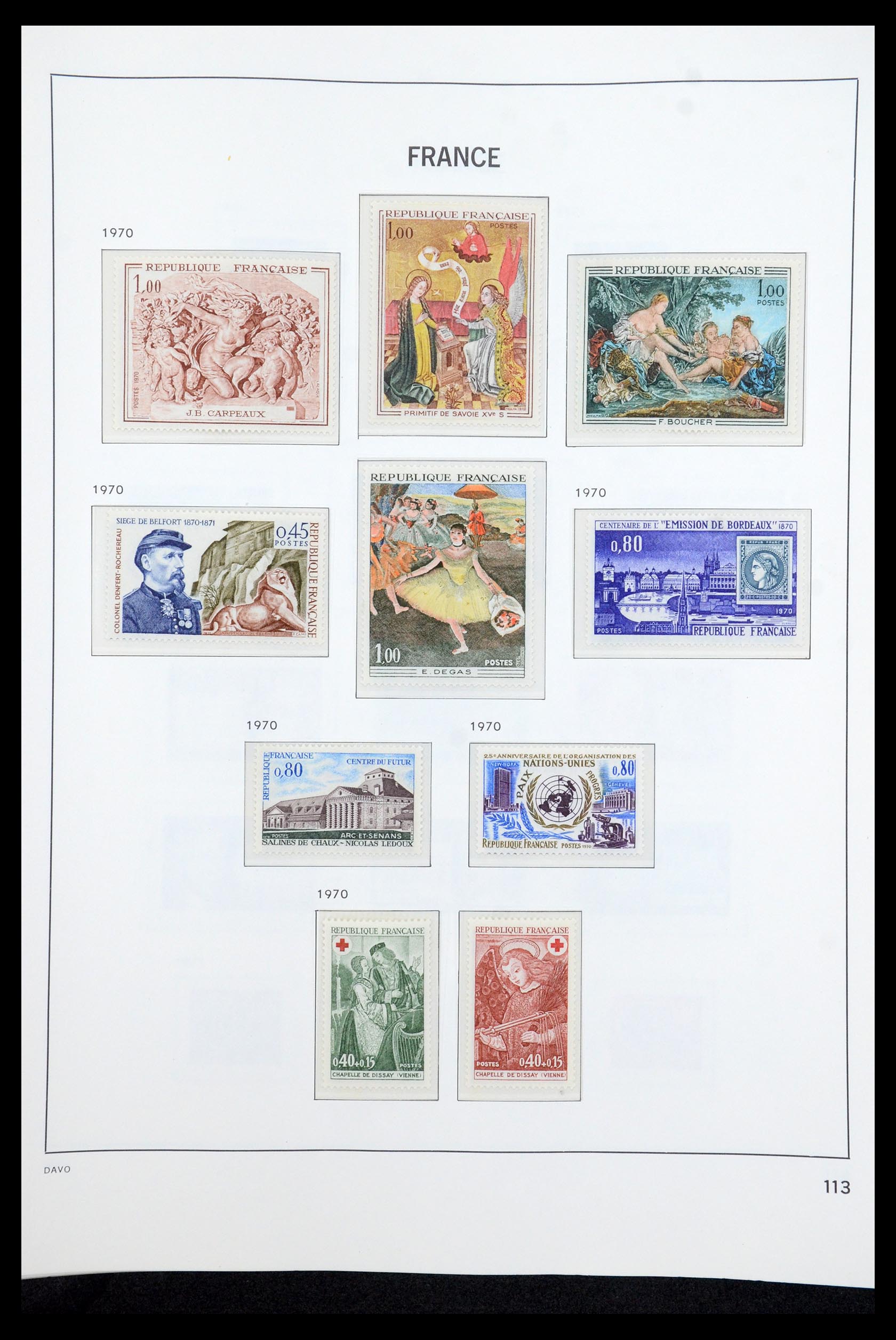 35610 131 - Postzegelverzameling 35610 Frankrijk 1849-1980.