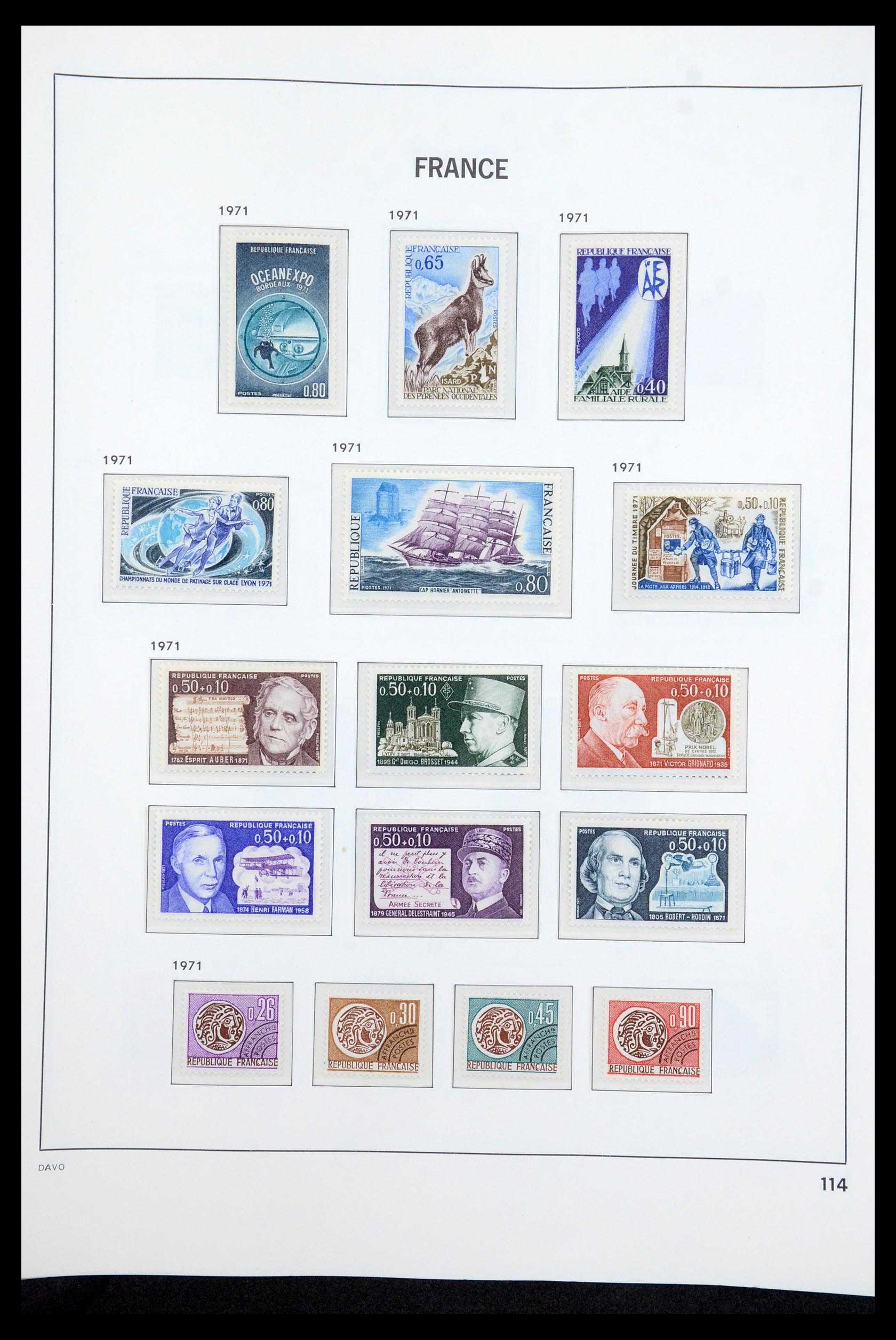 35610 132 - Postzegelverzameling 35610 Frankrijk 1849-1980.