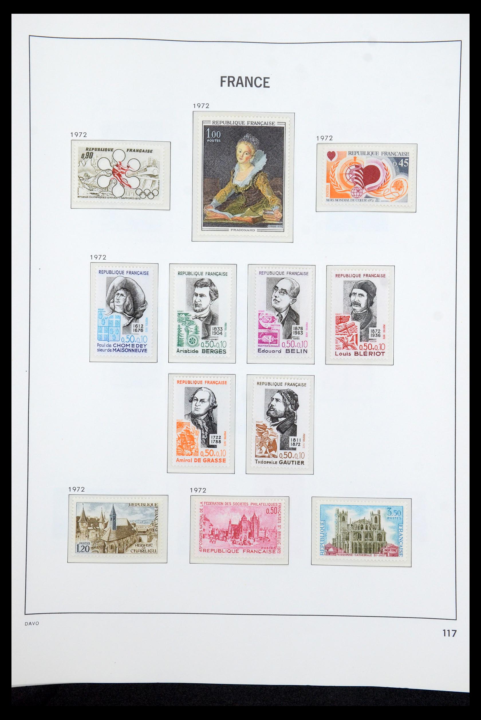 35610 135 - Postzegelverzameling 35610 Frankrijk 1849-1980.