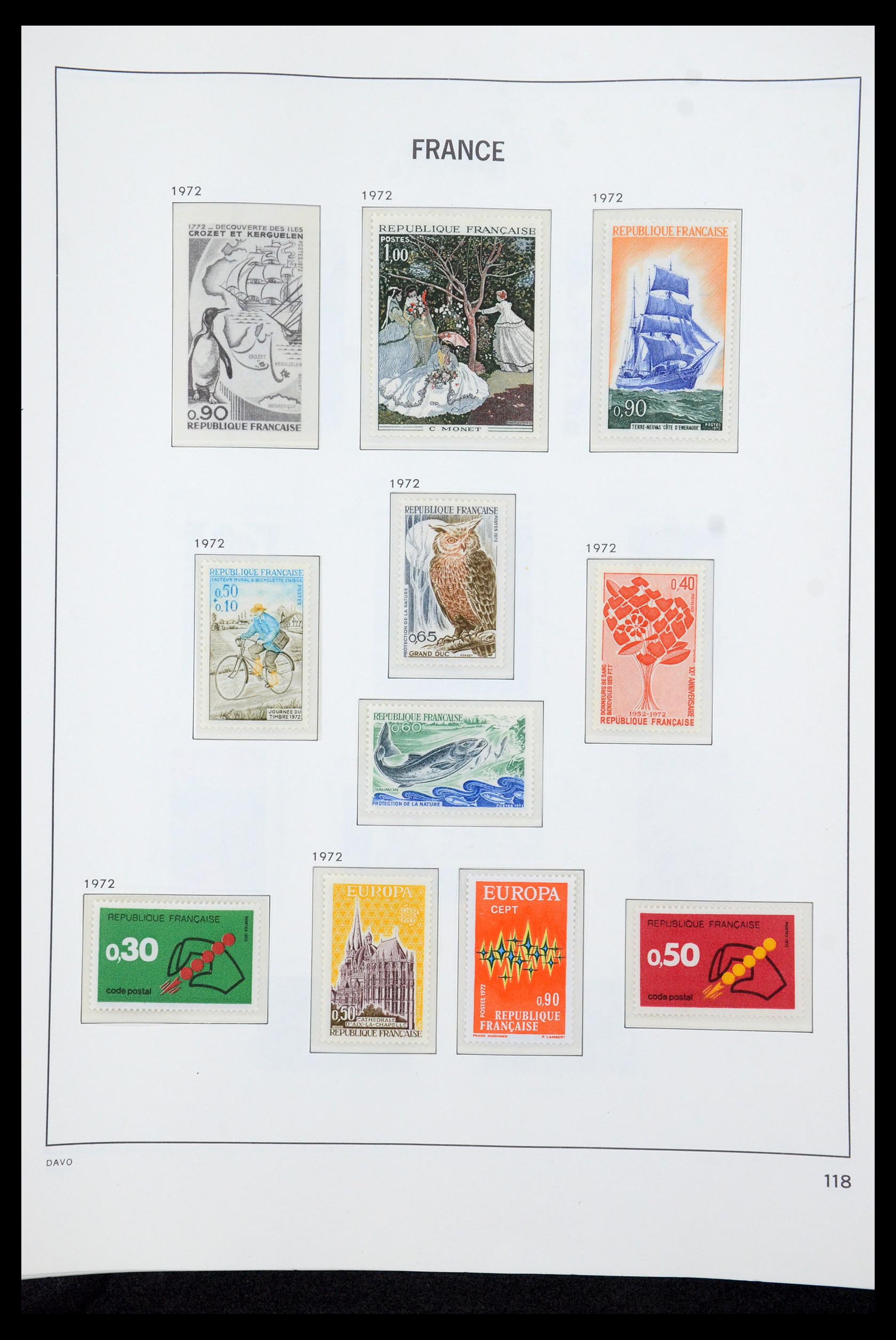 35610 136 - Postzegelverzameling 35610 Frankrijk 1849-1980.