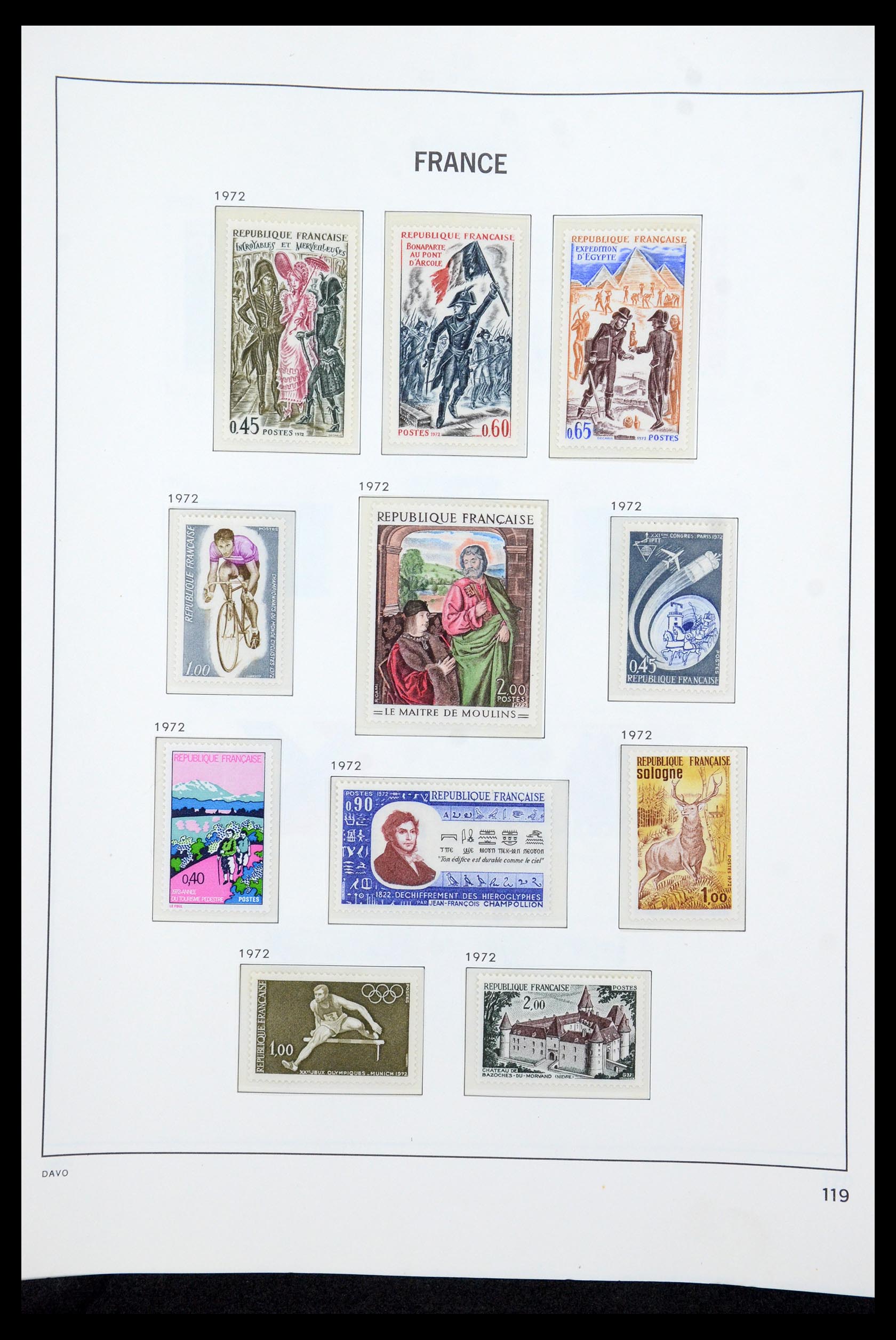 35610 137 - Postzegelverzameling 35610 Frankrijk 1849-1980.