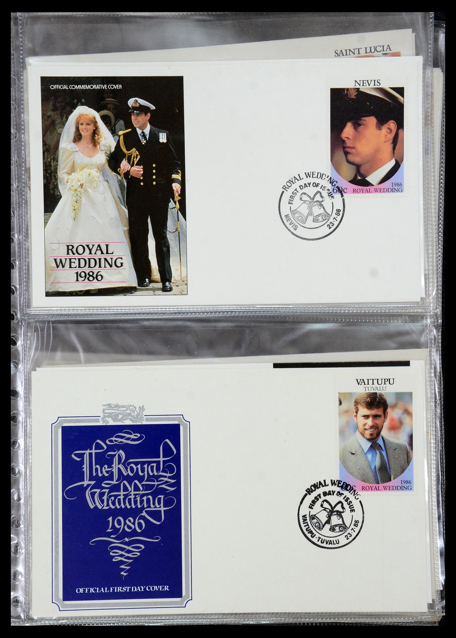 35636 091 - Postzegelverzameling 35636 Engelse koloniën.