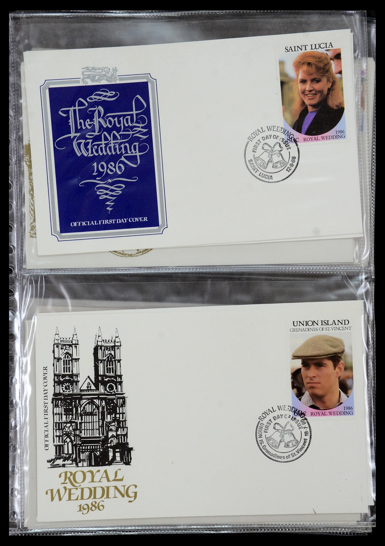 35636 093 - Postzegelverzameling 35636 Engelse koloniën.