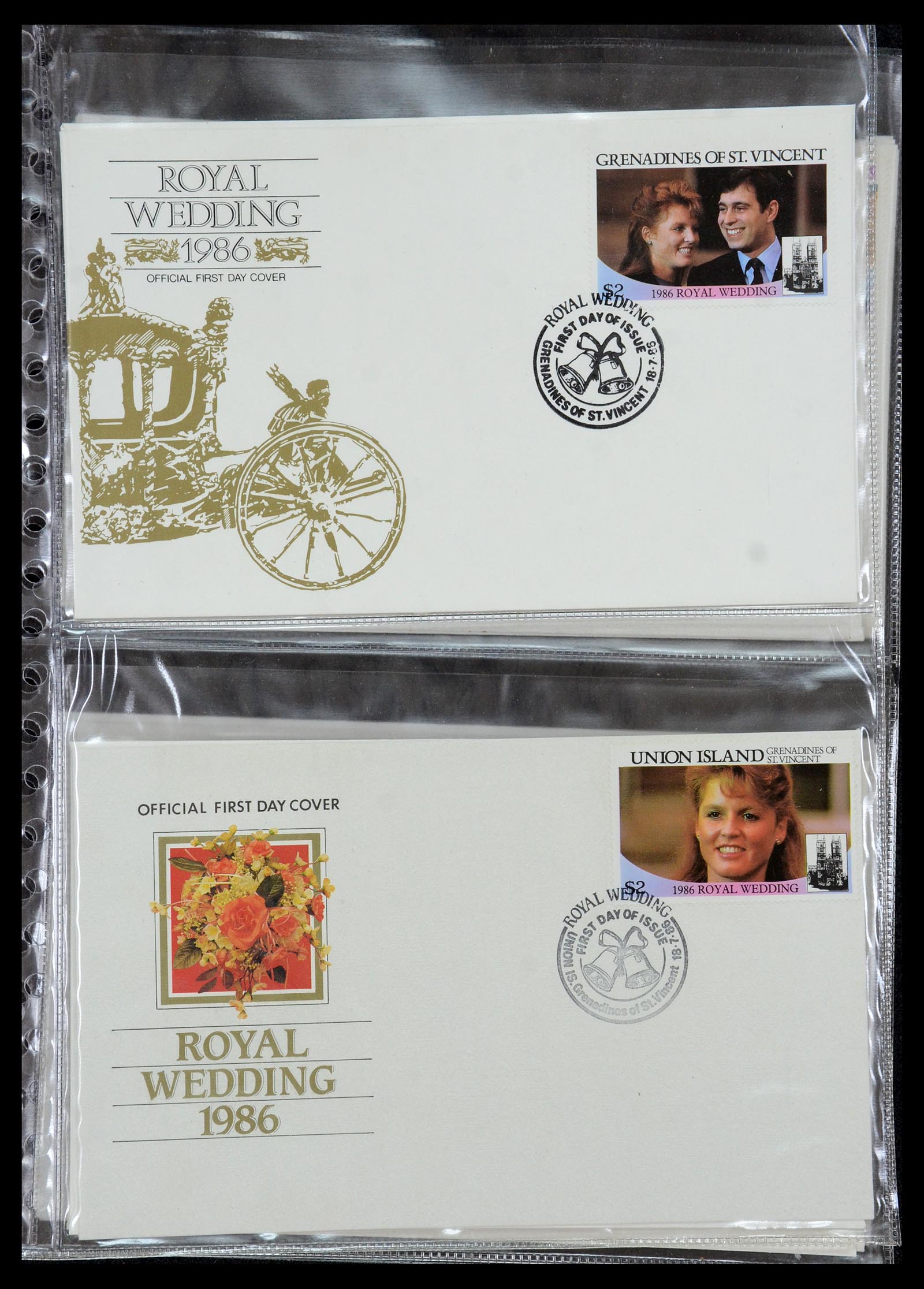 35636 095 - Postzegelverzameling 35636 Engelse koloniën.