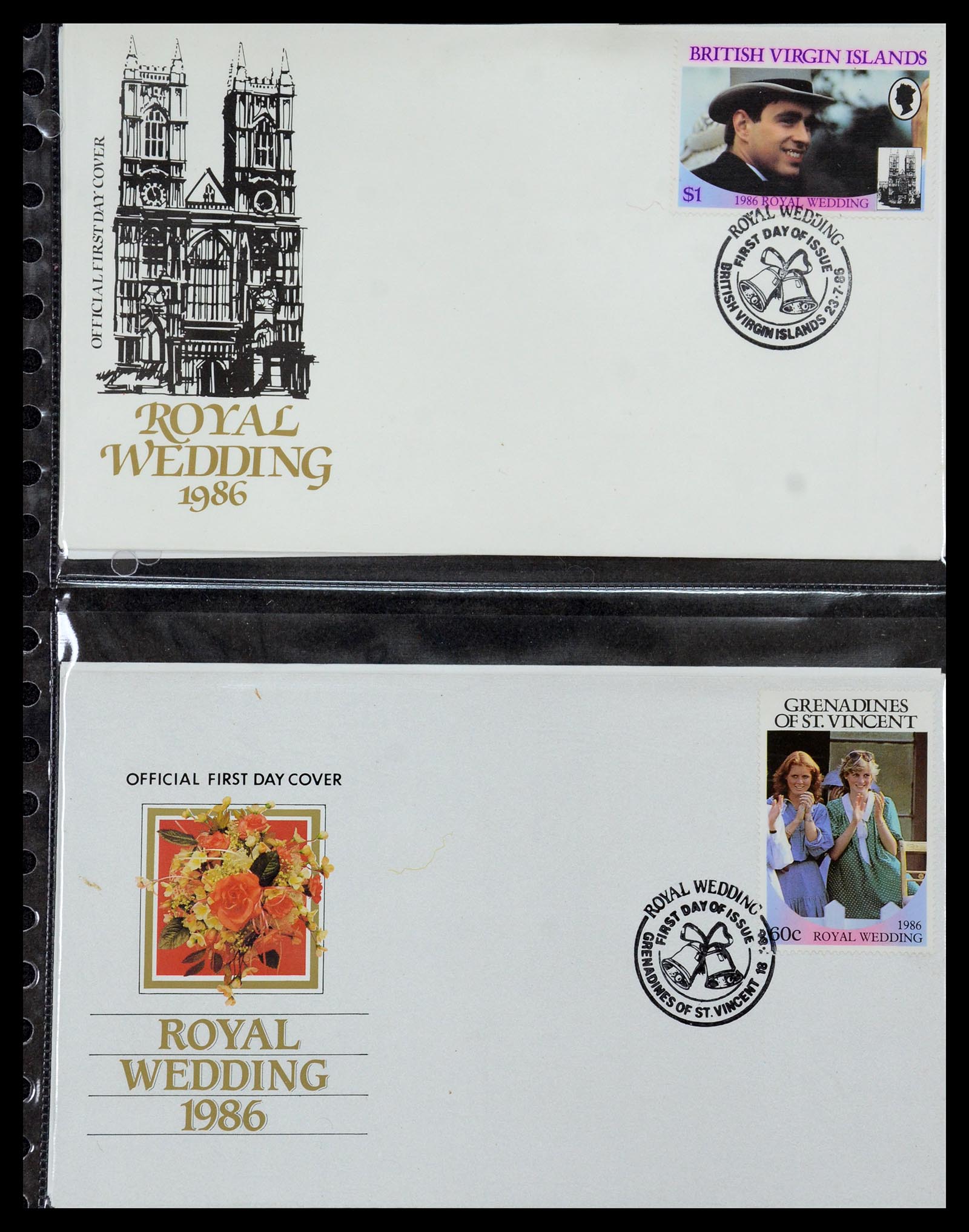 35636 099 - Postzegelverzameling 35636 Engelse koloniën.