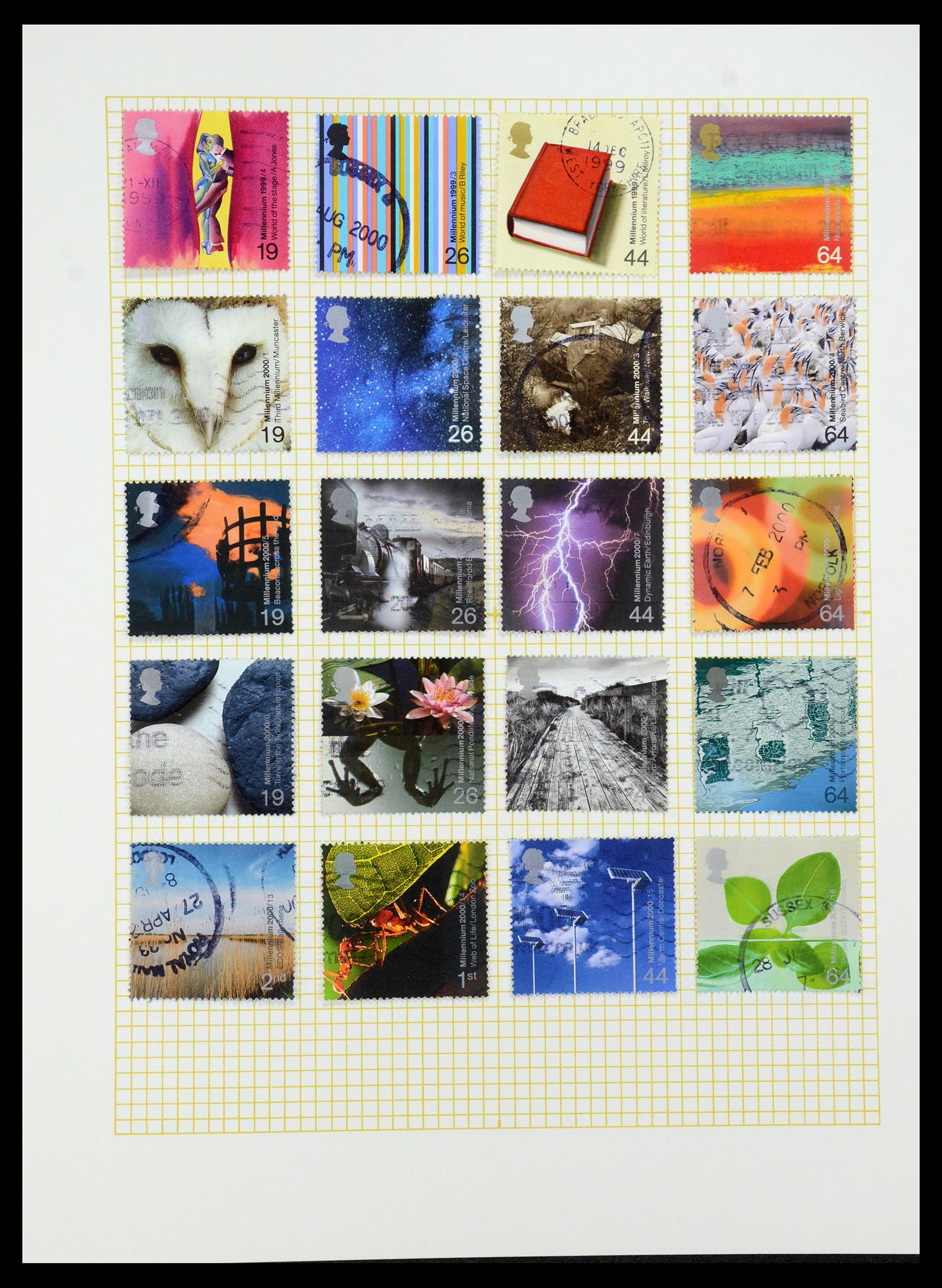 35636 101 - Postzegelverzameling 35636 Engelse koloniën.