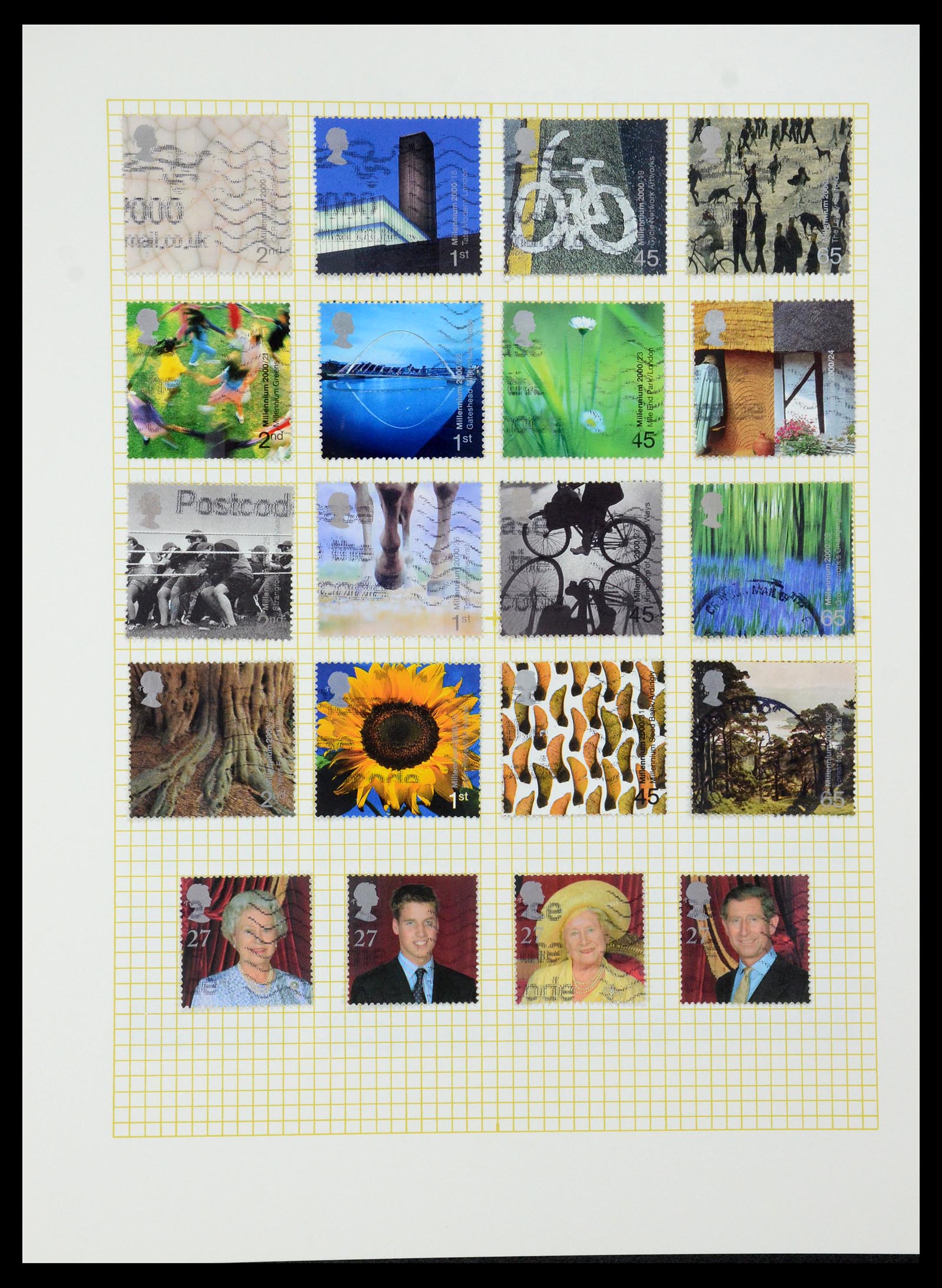 35636 102 - Postzegelverzameling 35636 Engelse koloniën.