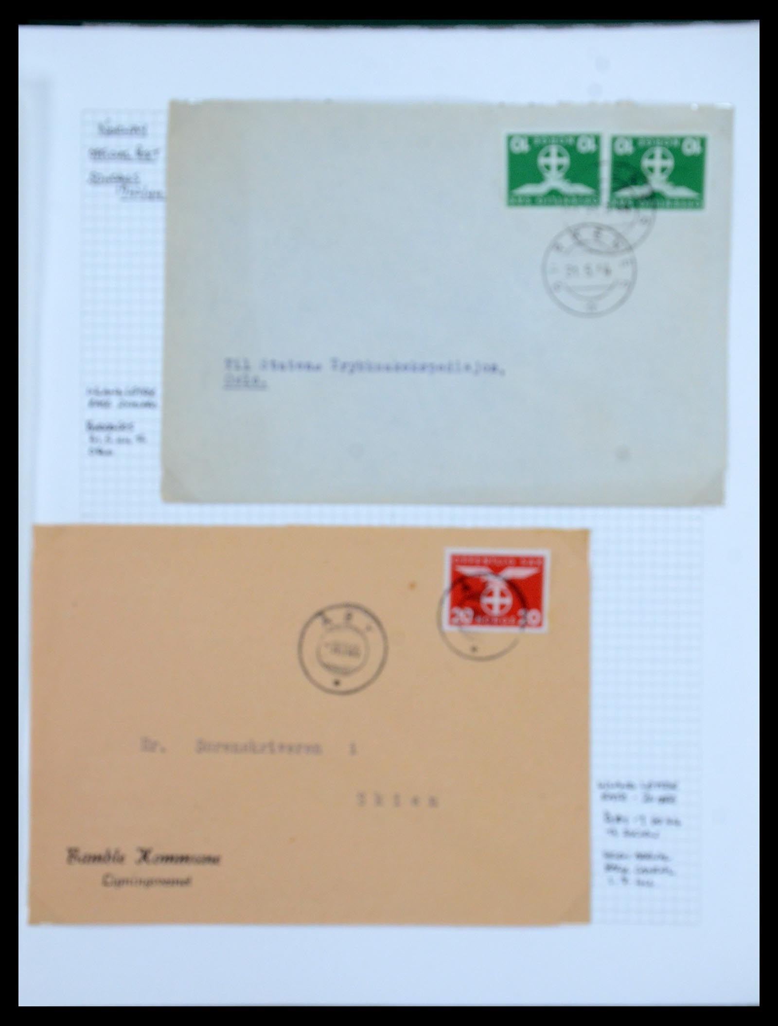 35667 153 - Postzegelverzameling 35667 Noorwegen dienst 1849-1982.
