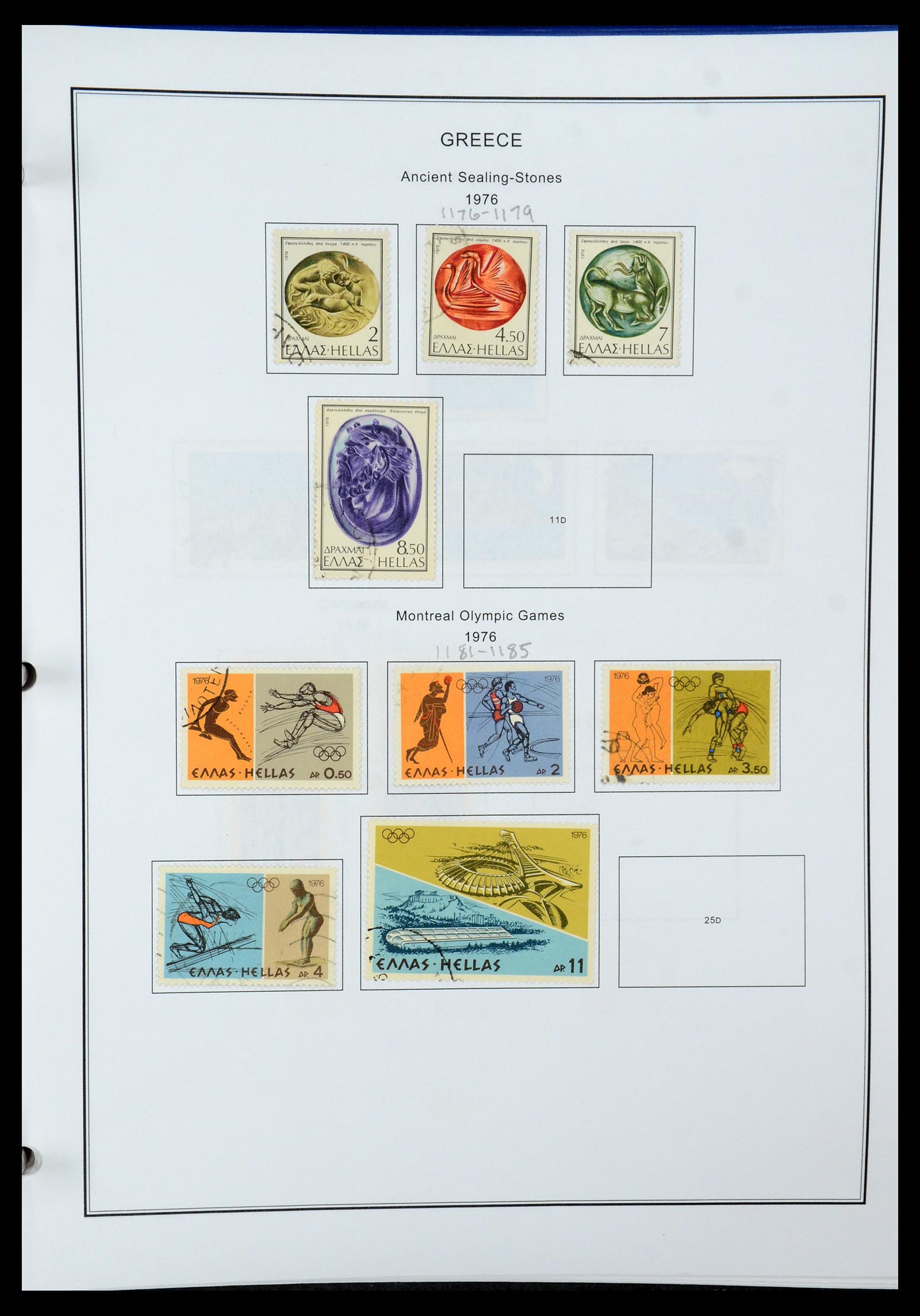 35679 109 - Postzegelverzameling 35679 Griekenland en gebieden 1861-1999.