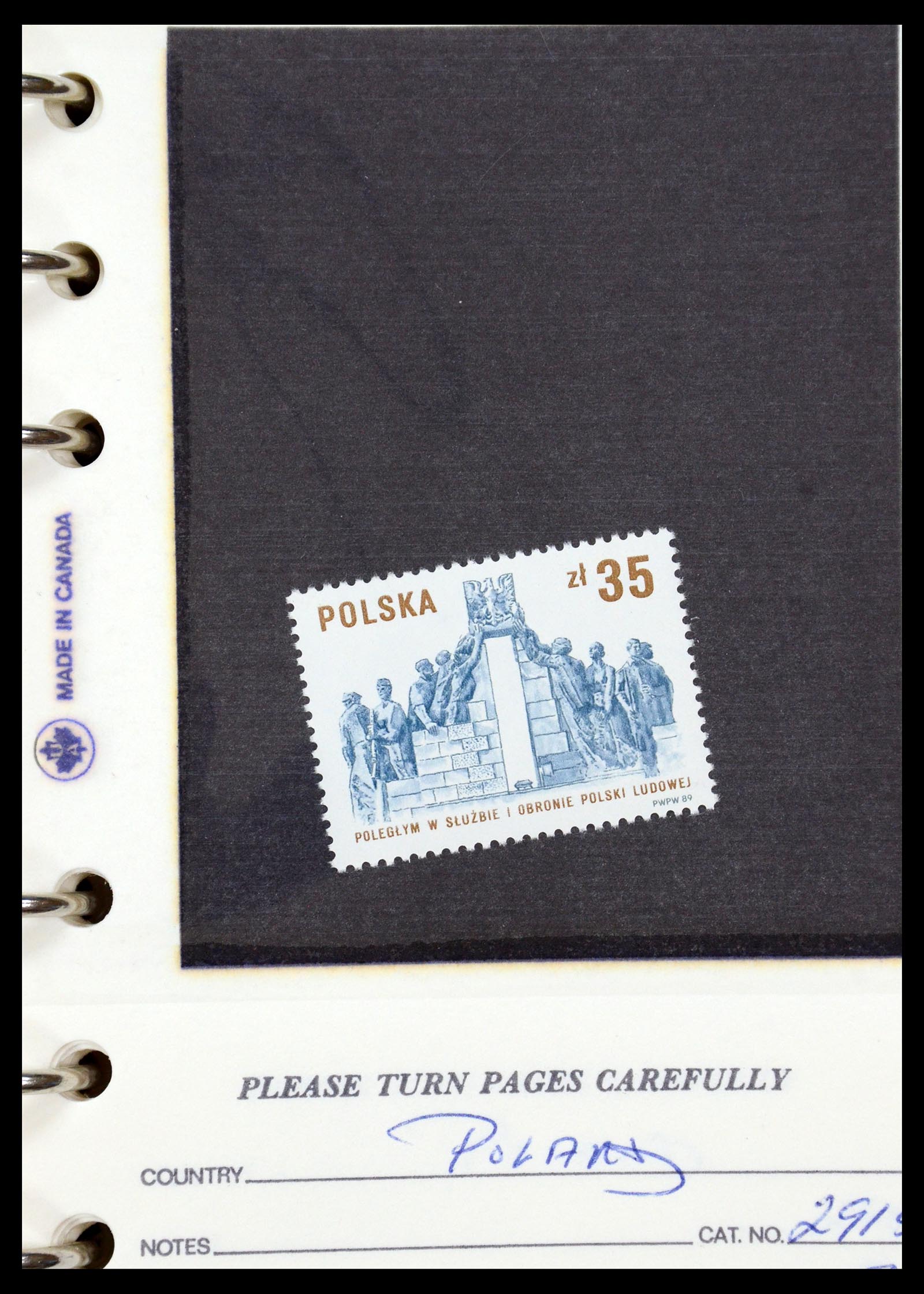 35683 211 - Postzegelverzameling 35683 Polen 1939-1990.