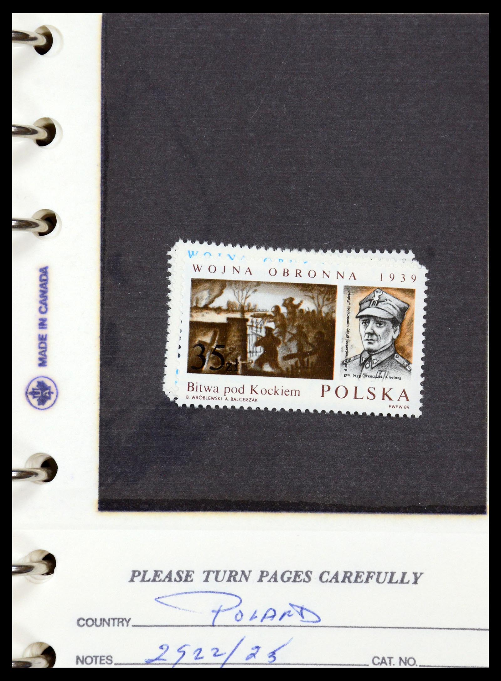 35683 215 - Postzegelverzameling 35683 Polen 1939-1990.
