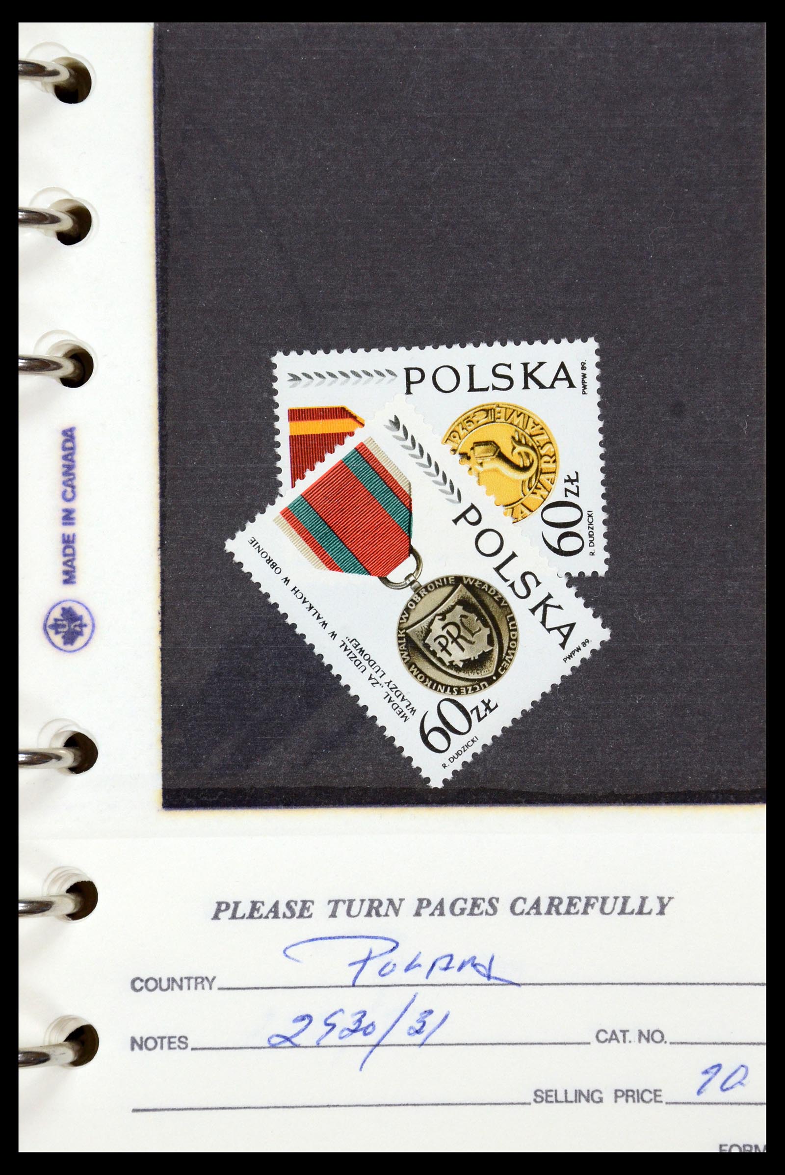 35683 218 - Postzegelverzameling 35683 Polen 1939-1990.