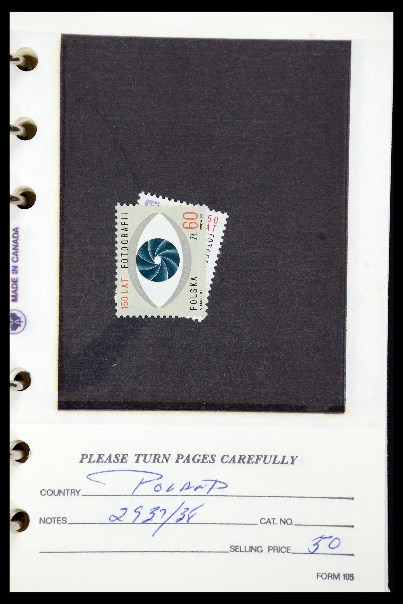 35683 224 - Postzegelverzameling 35683 Polen 1939-1990.