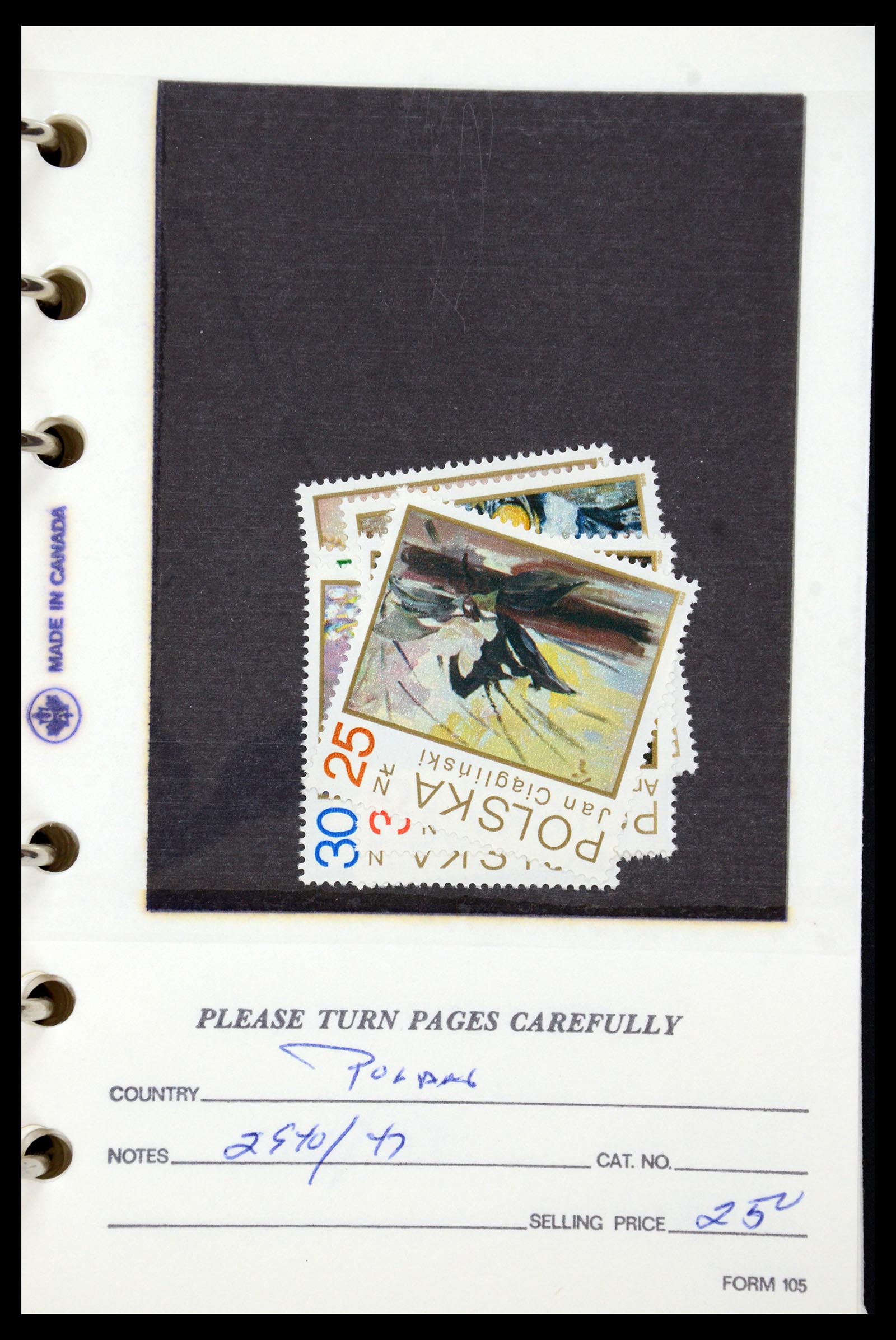 35683 225 - Postzegelverzameling 35683 Polen 1939-1990.