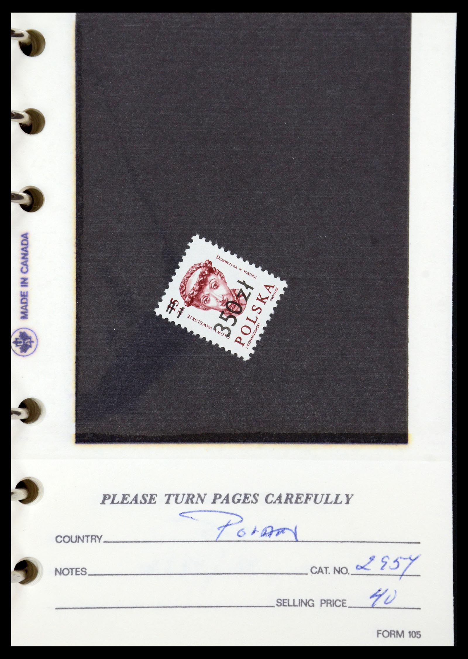 35683 227 - Postzegelverzameling 35683 Polen 1939-1990.