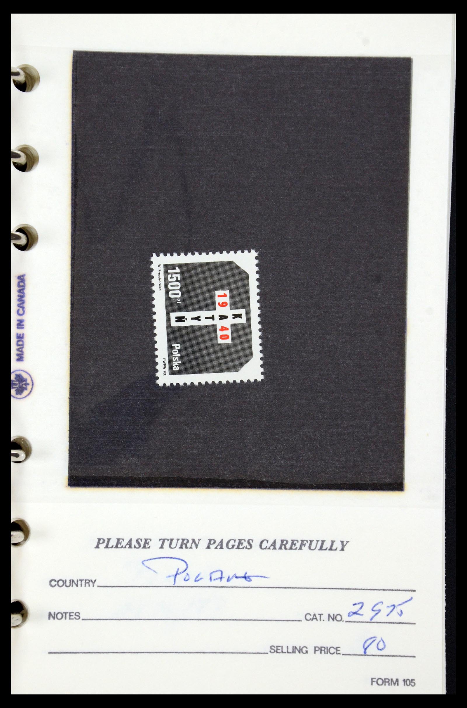 35683 237 - Postzegelverzameling 35683 Polen 1939-1990.