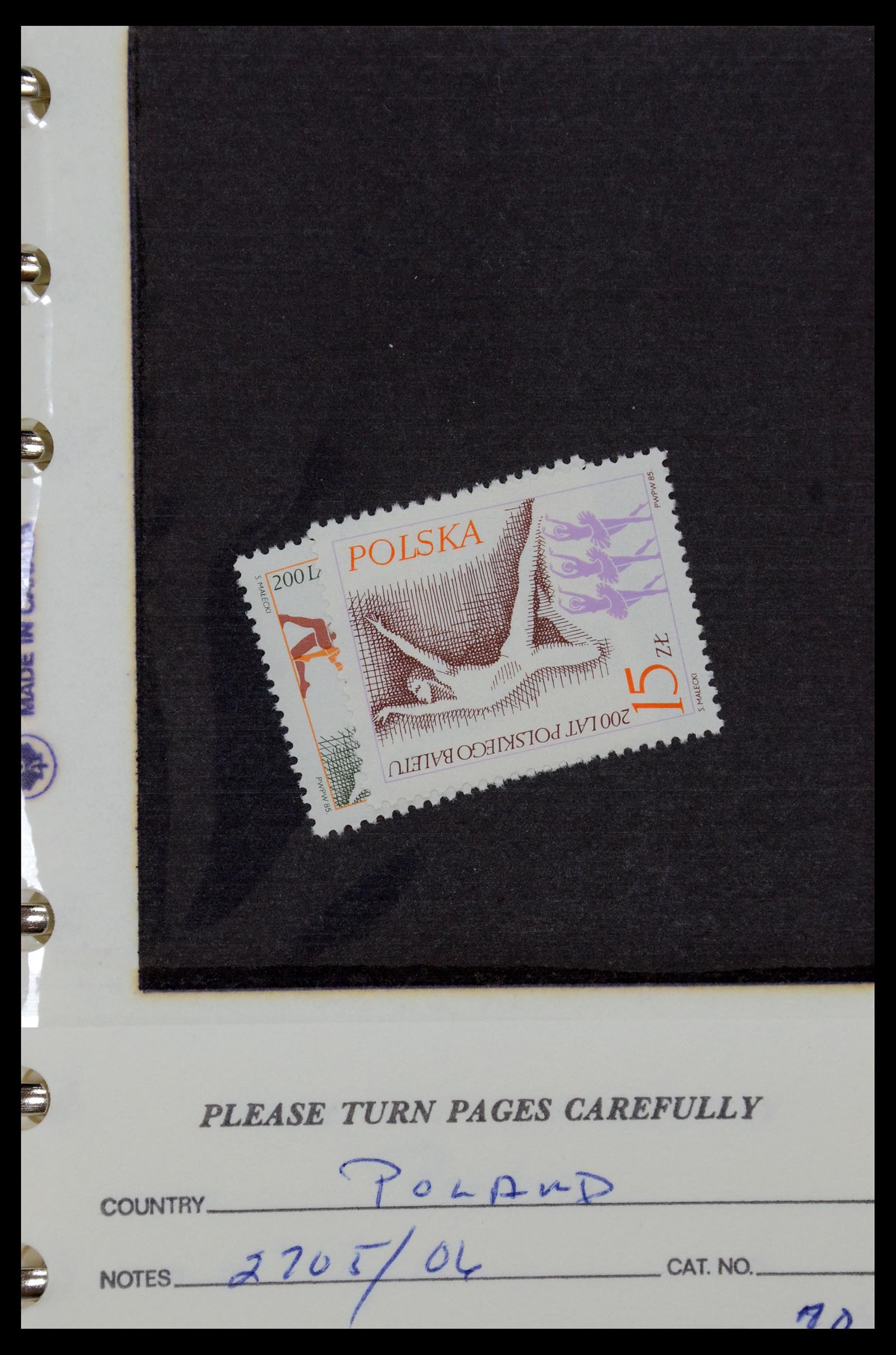 35683 254 - Postzegelverzameling 35683 Polen 1939-1990.
