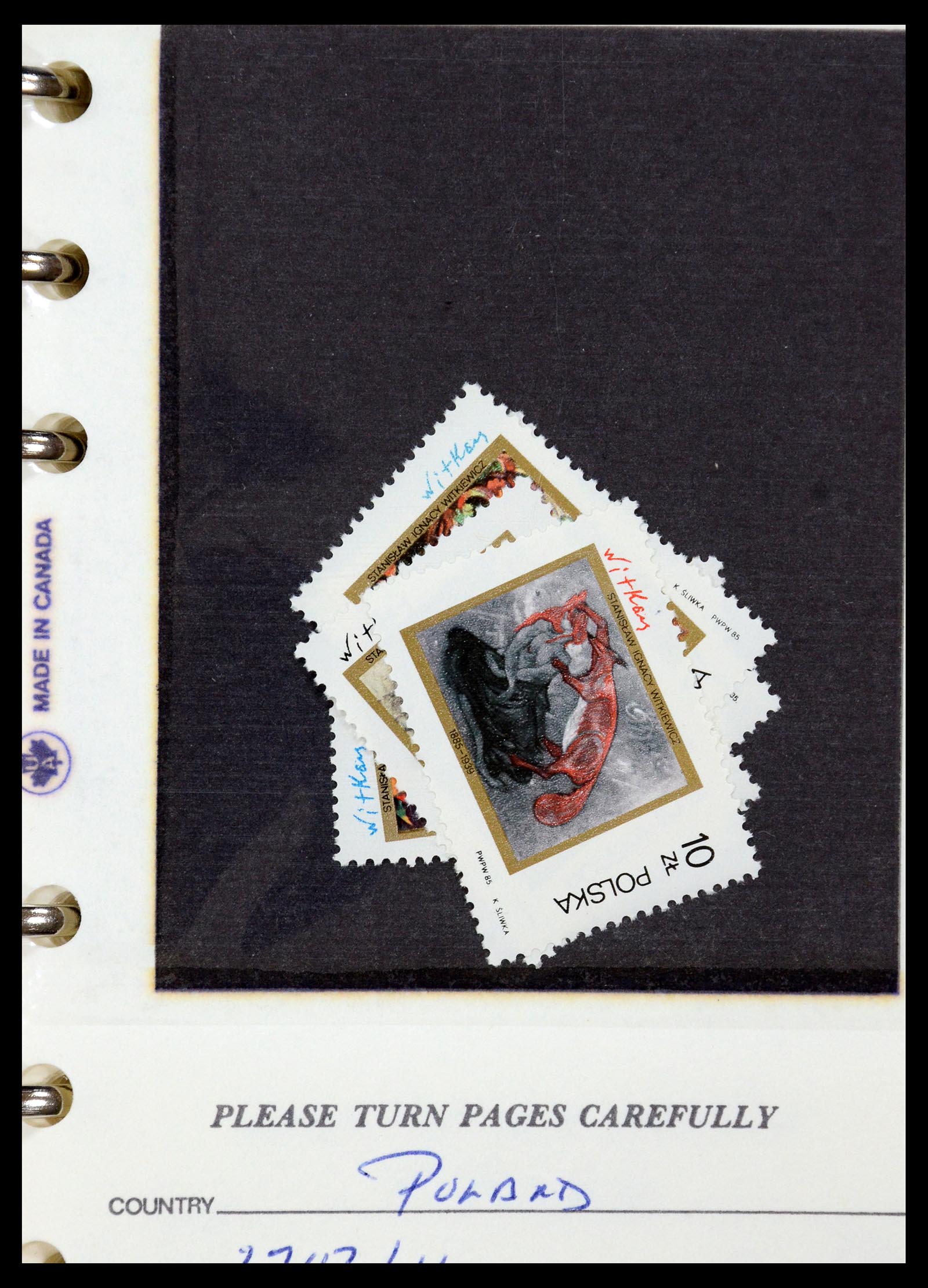 35683 255 - Postzegelverzameling 35683 Polen 1939-1990.