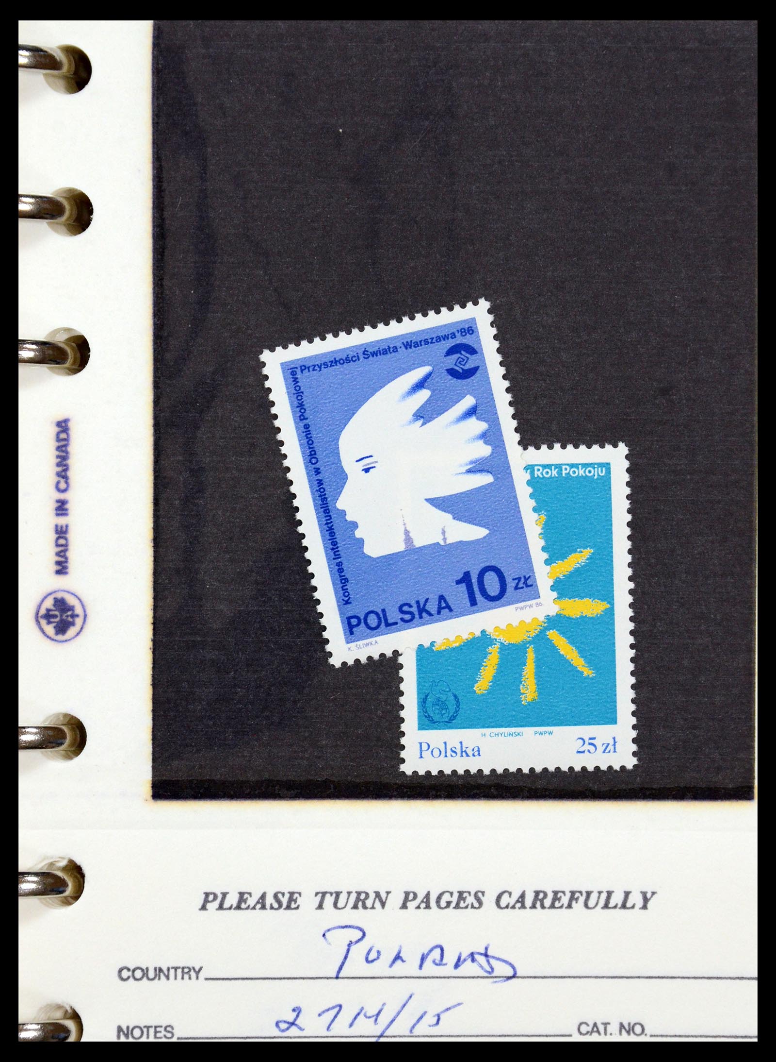 35683 257 - Postzegelverzameling 35683 Polen 1939-1990.