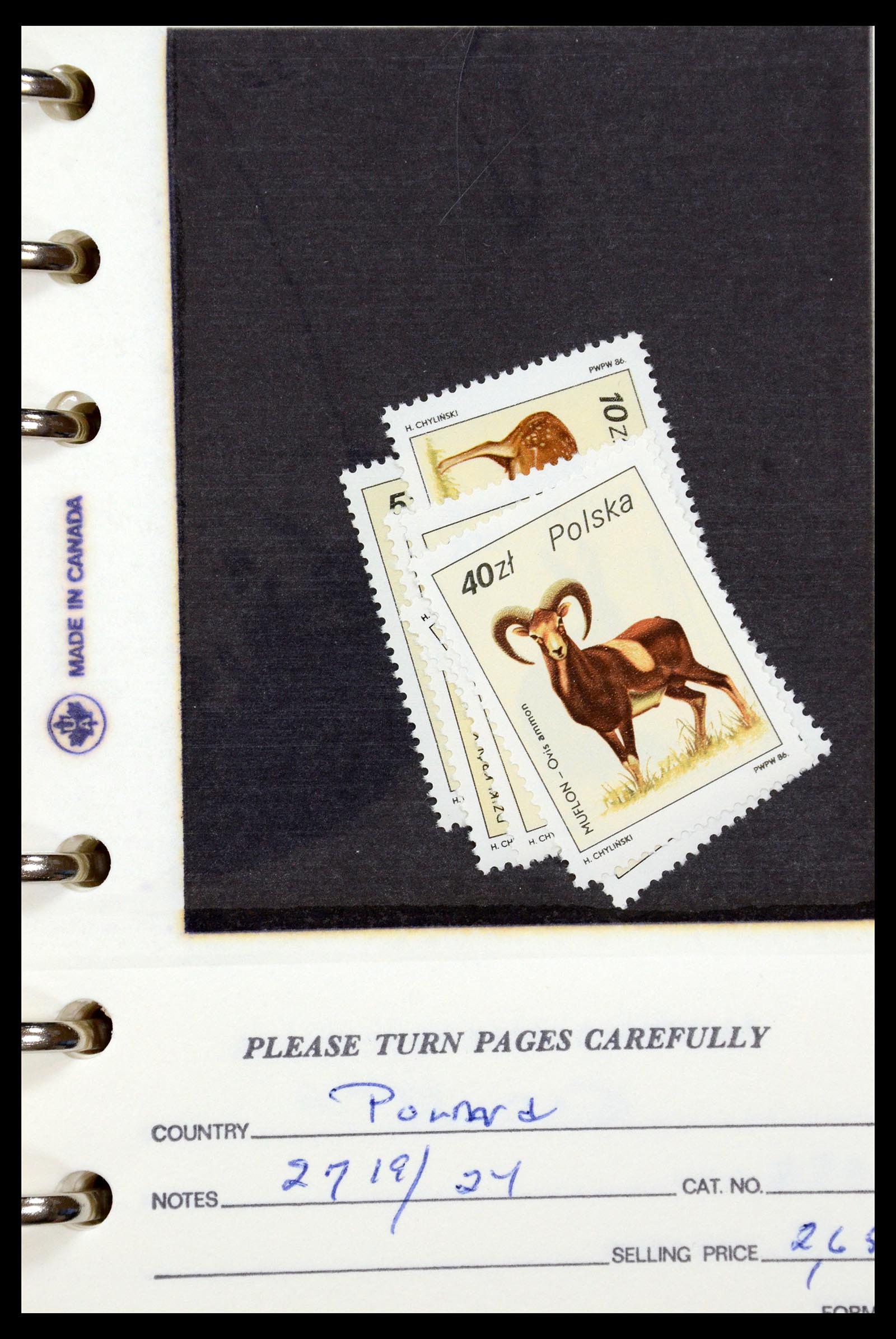 35683 259 - Postzegelverzameling 35683 Polen 1939-1990.