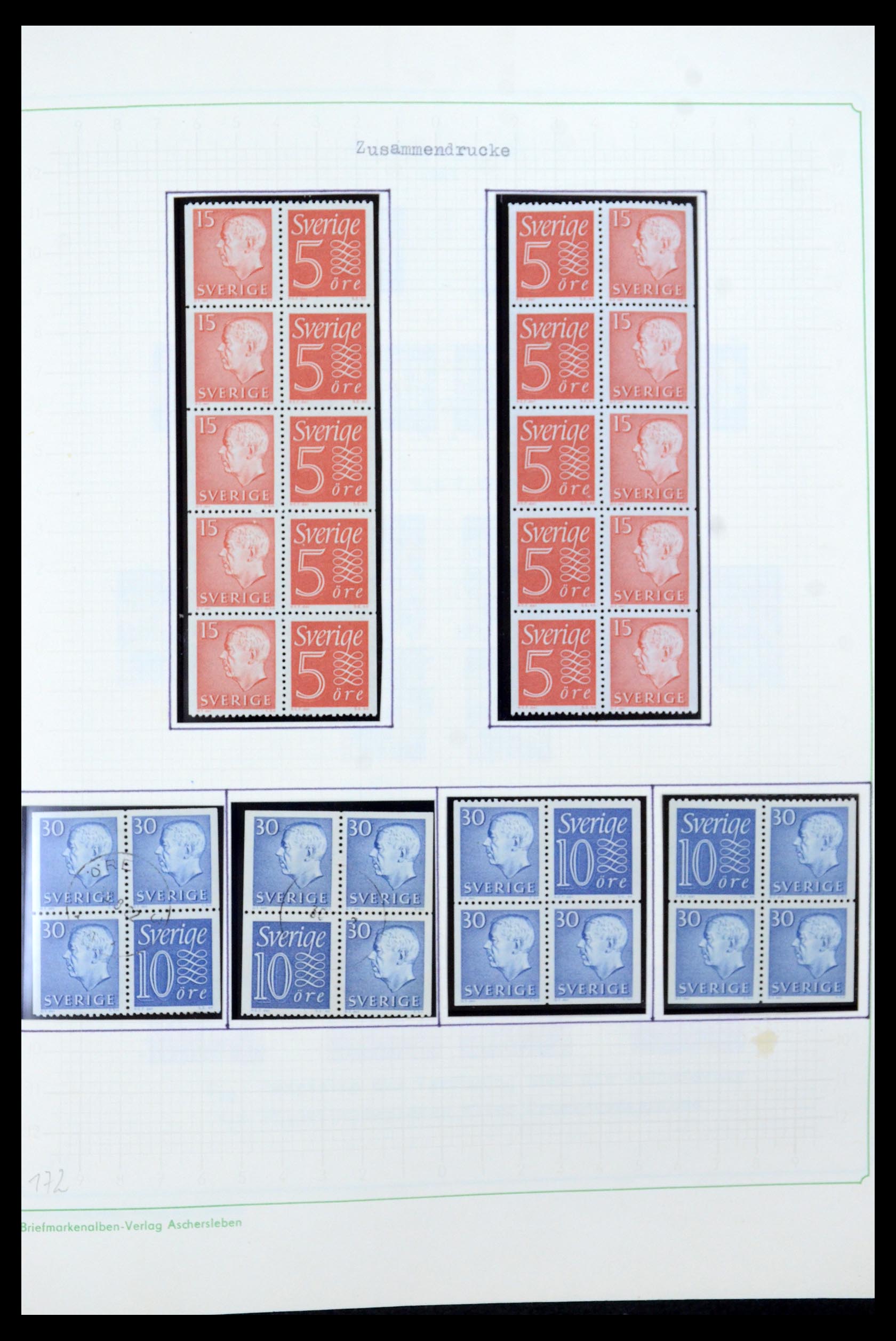 35687 066 - Postzegelverzameling 35687 Zweden 1855-2013.