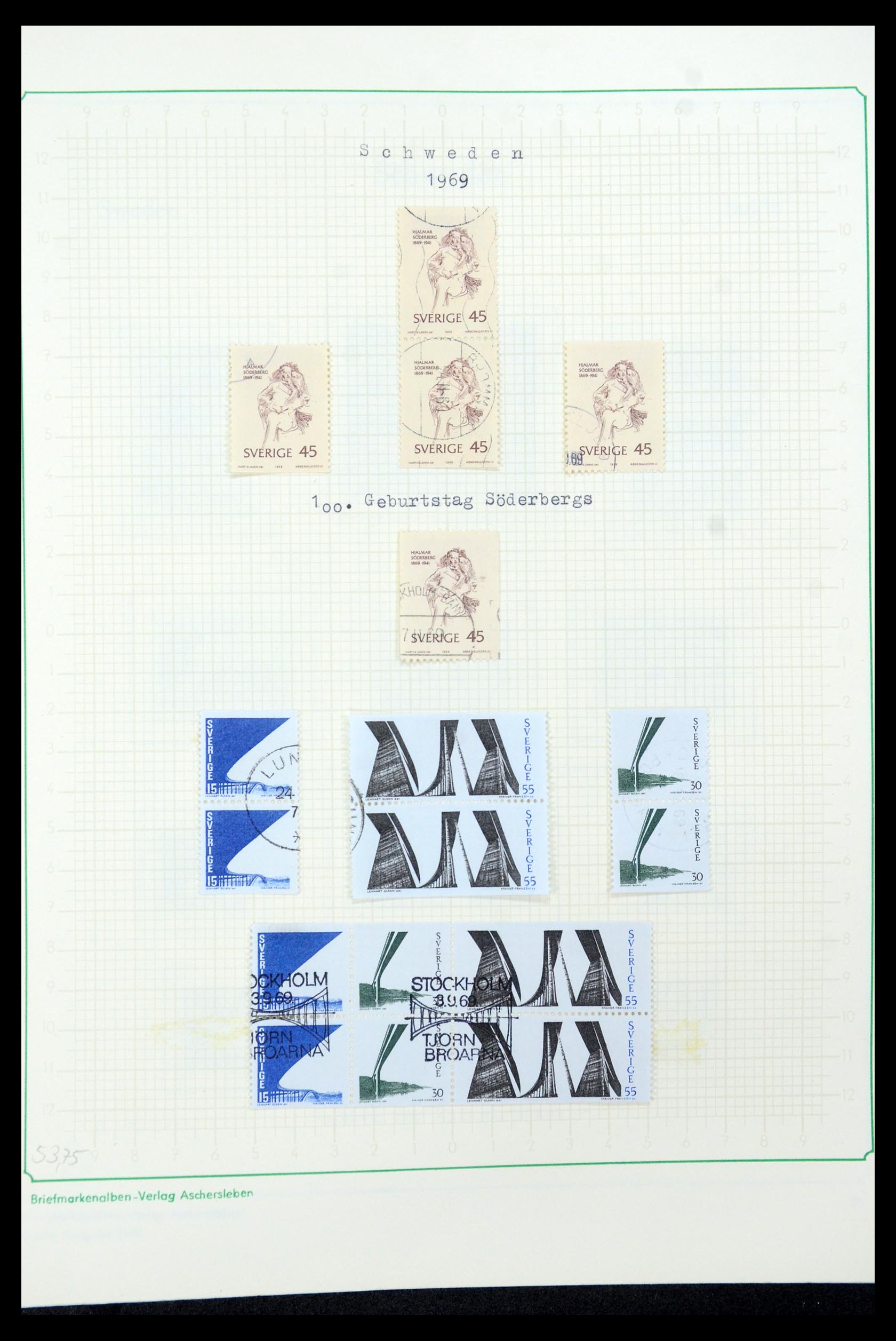 35687 113 - Postzegelverzameling 35687 Zweden 1855-2013.