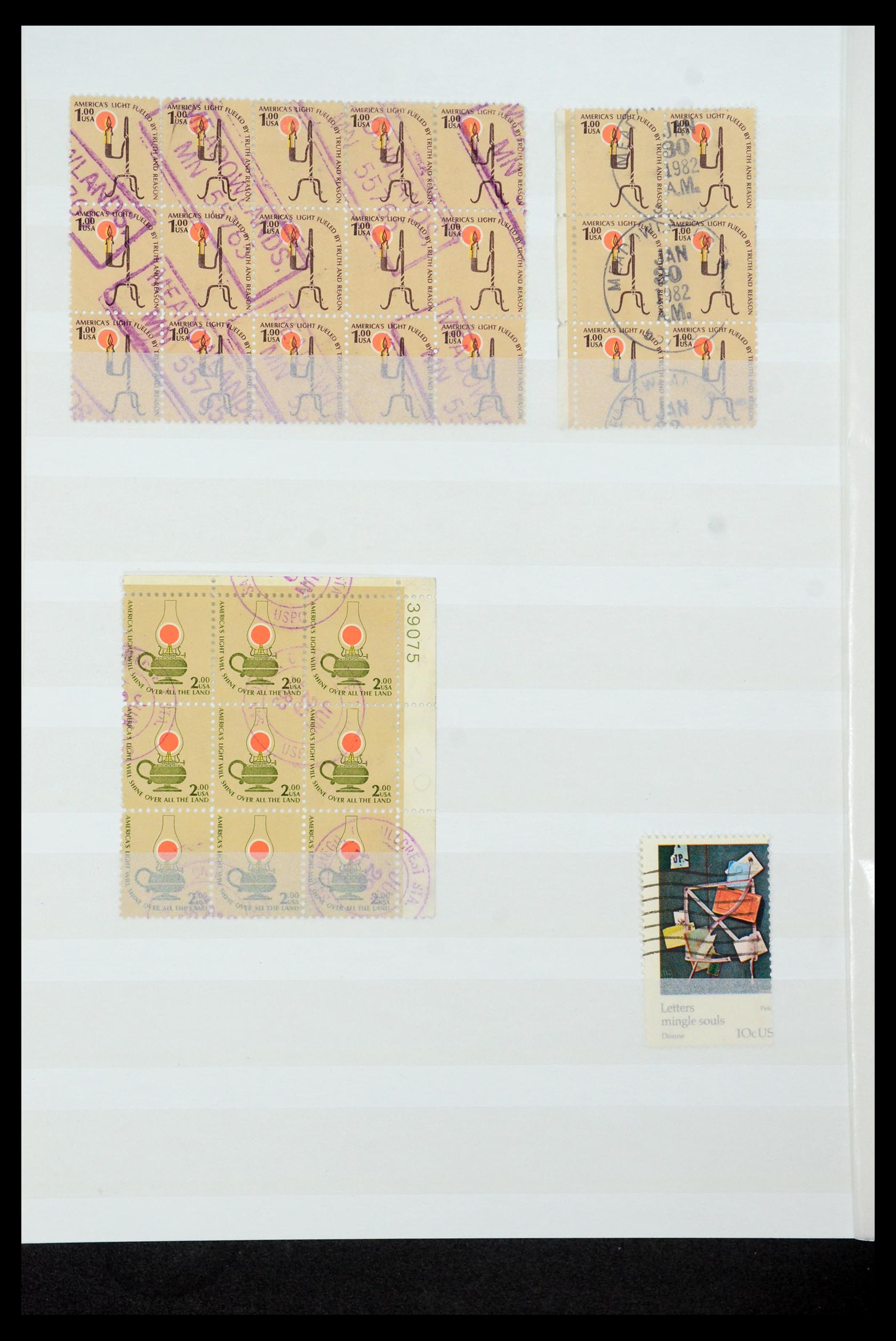 35689 353 - Postzegelverzameling 35689 USA 1851-2001.