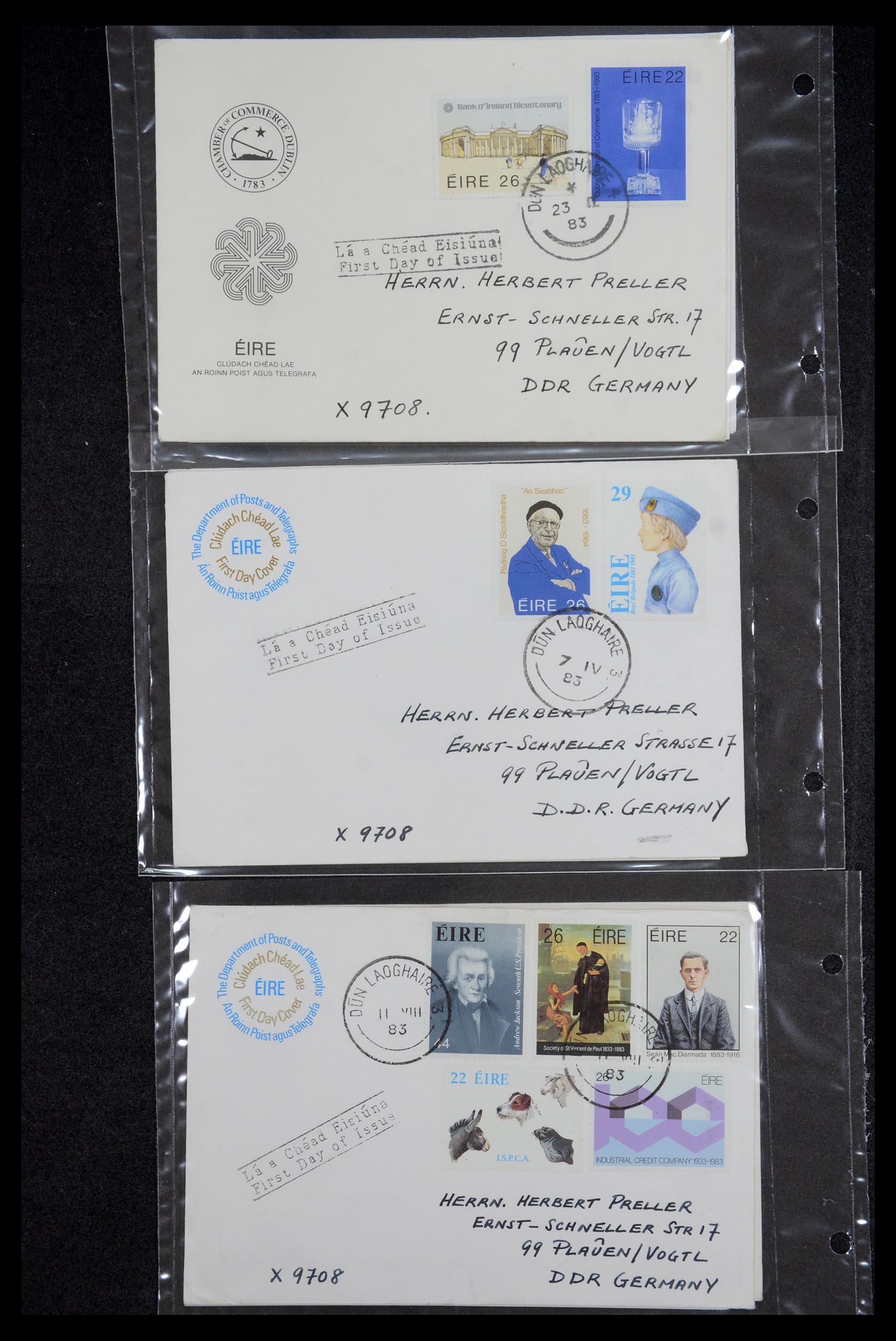 35695 418 - Postzegelverzameling 35695 Ierland 1922-2020!!!