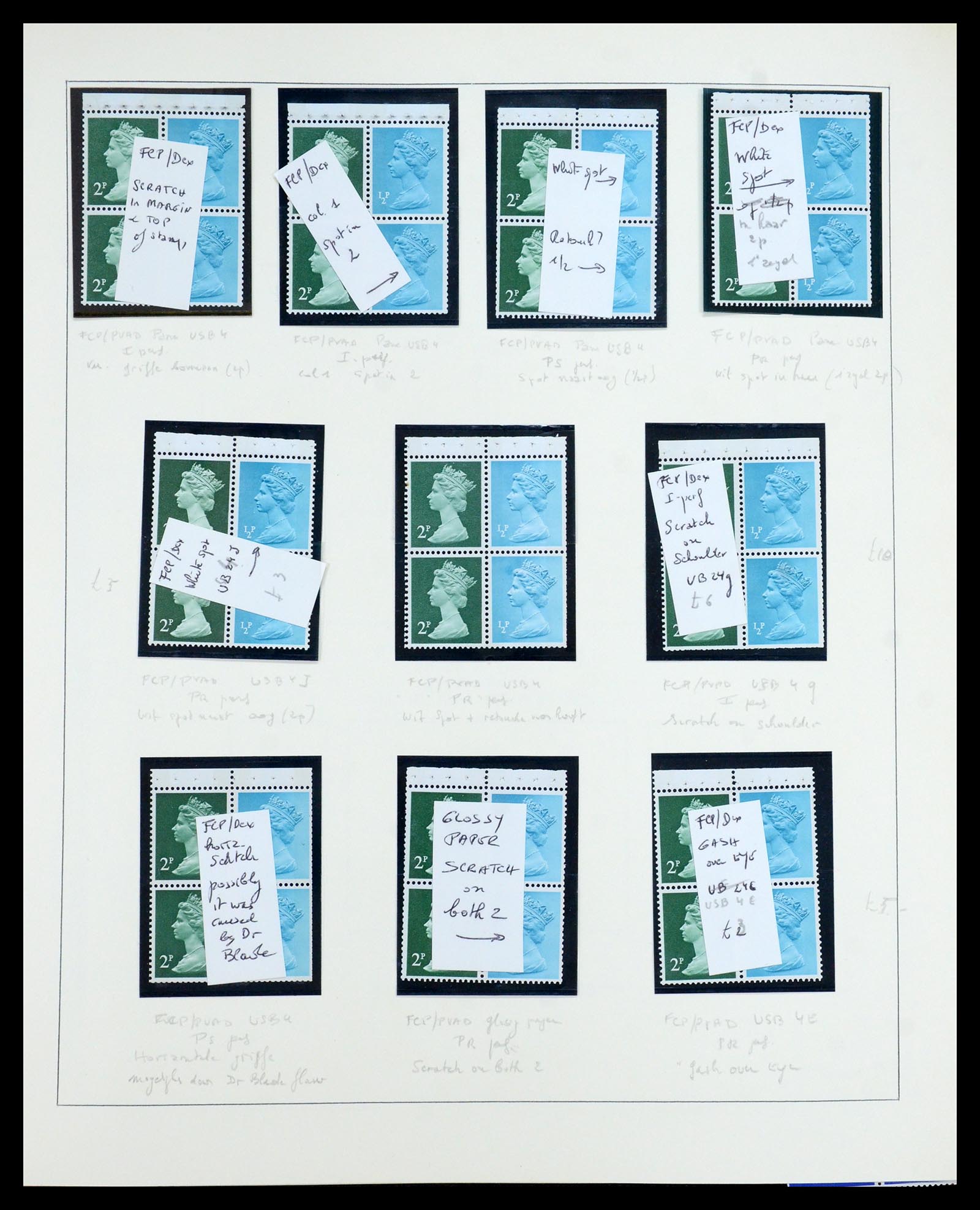 35700 063 - Postzegelverzameling 35700 Engeland machins 1971-2018!!